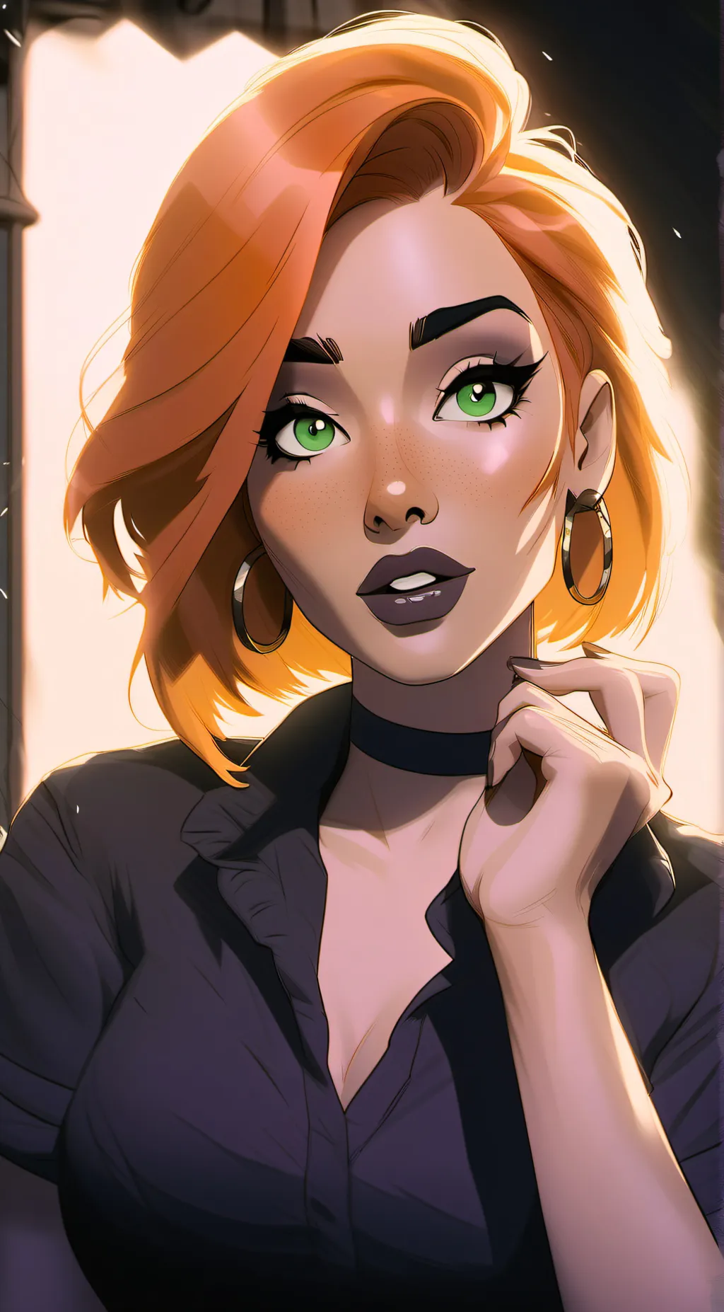 ai character: Leah background