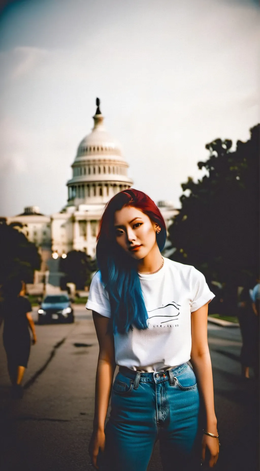 ai character: human TikTok  background