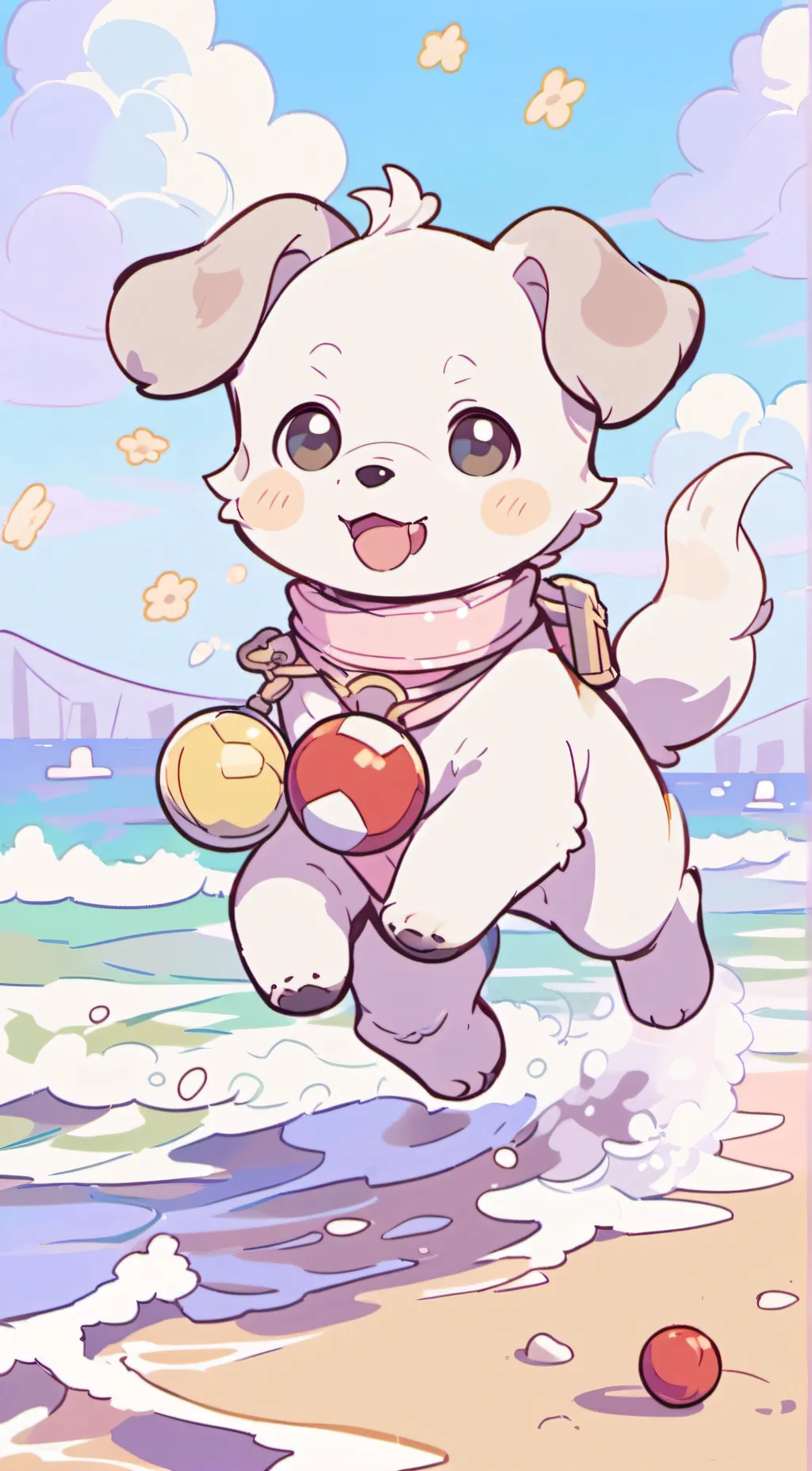 ai character: doggii background