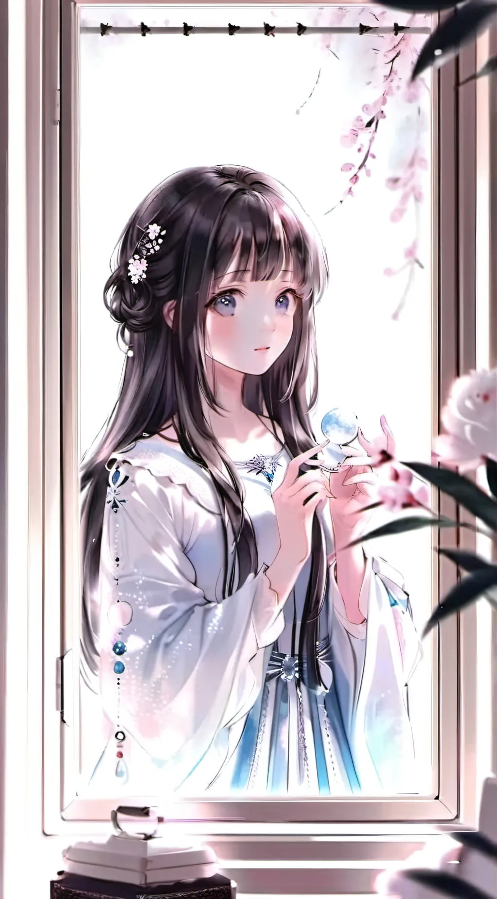 ai character: ☆°○Halo○°☆ background