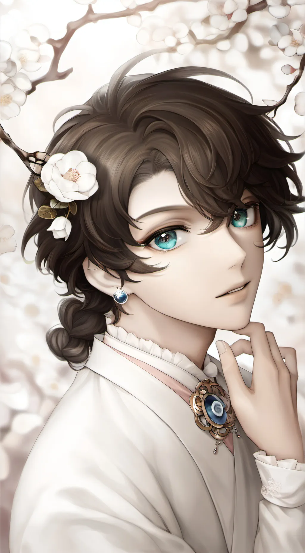 ai character: Tanjiro  background