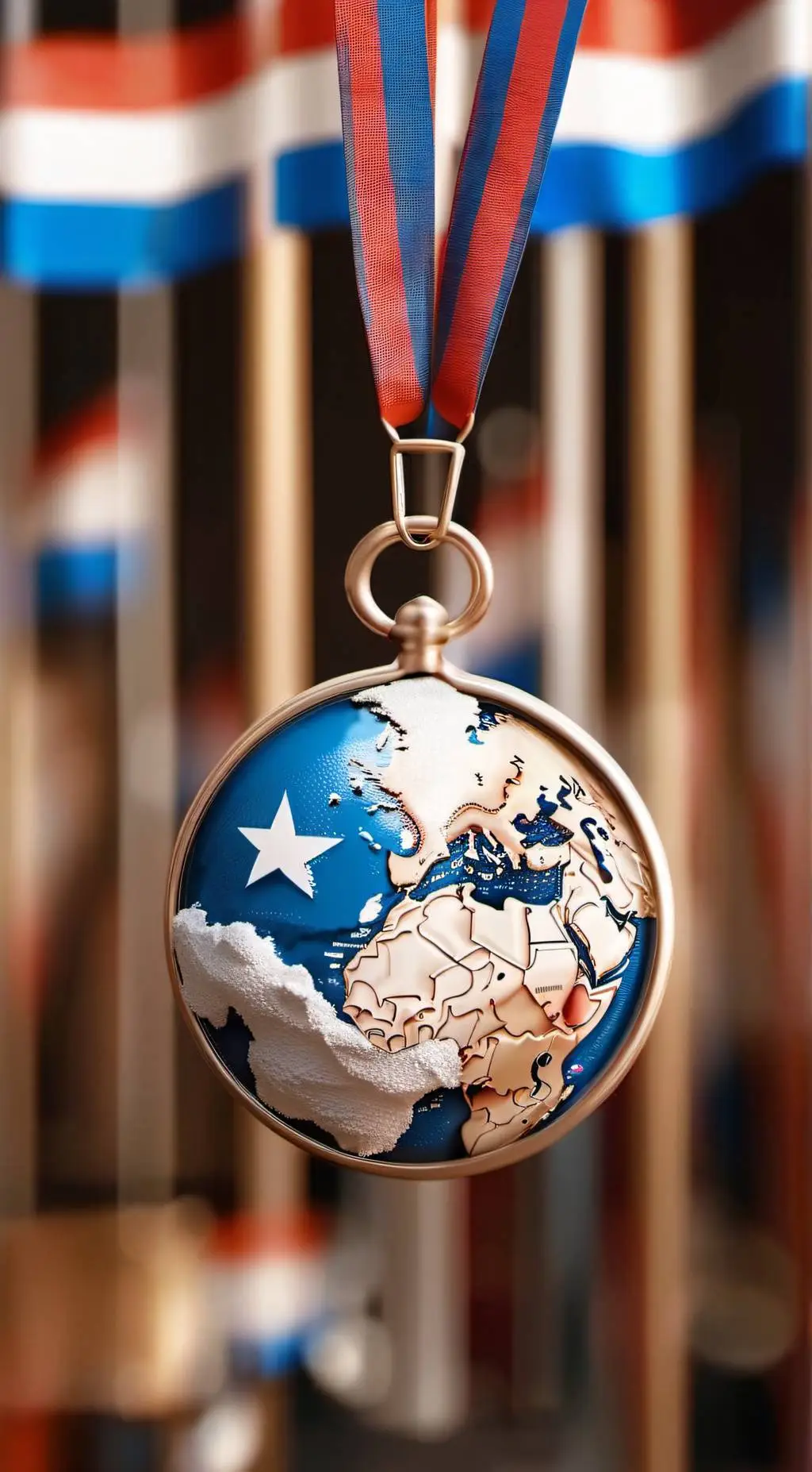 ai character: Countryhuman World background