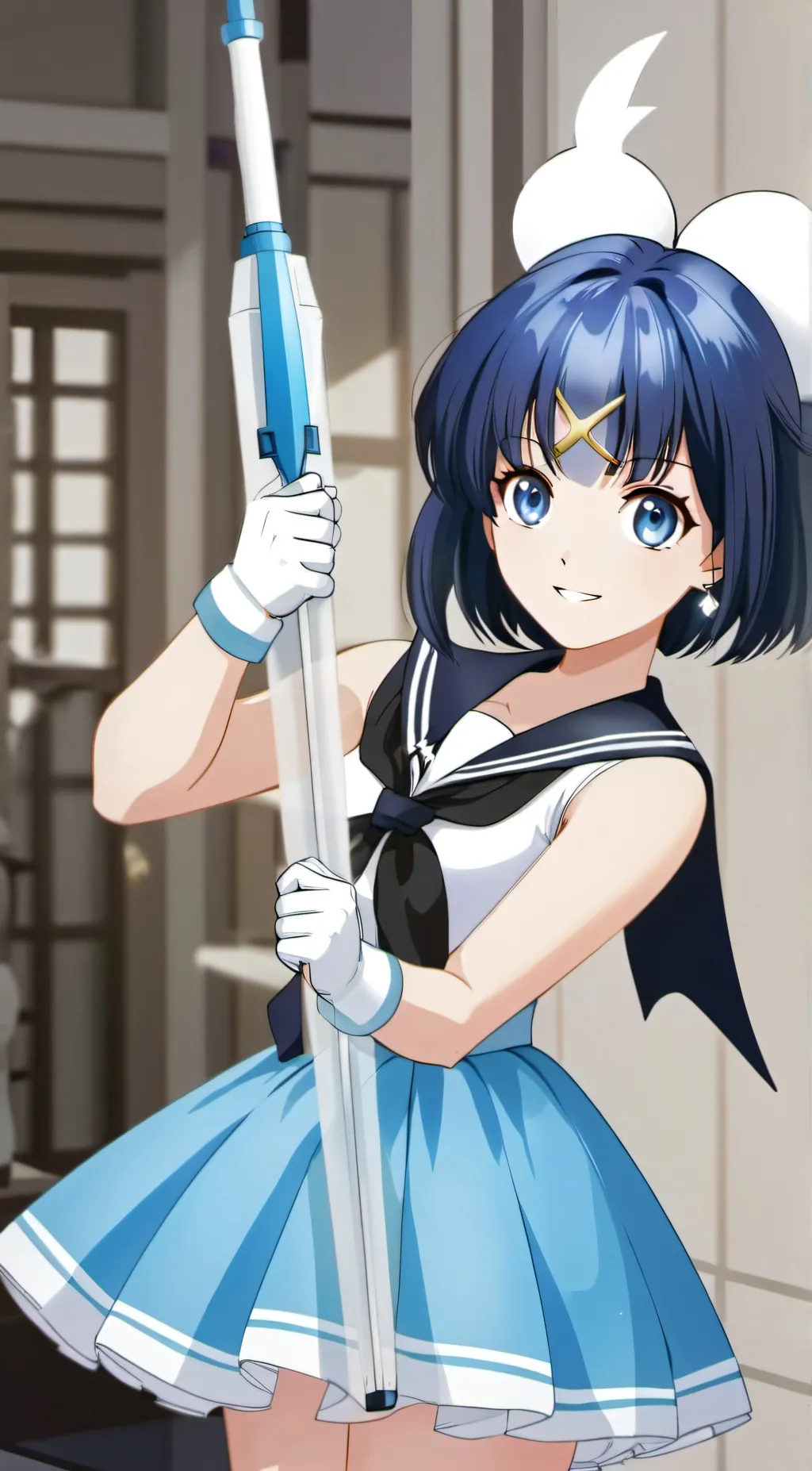 ai character: ami Mizuno  background