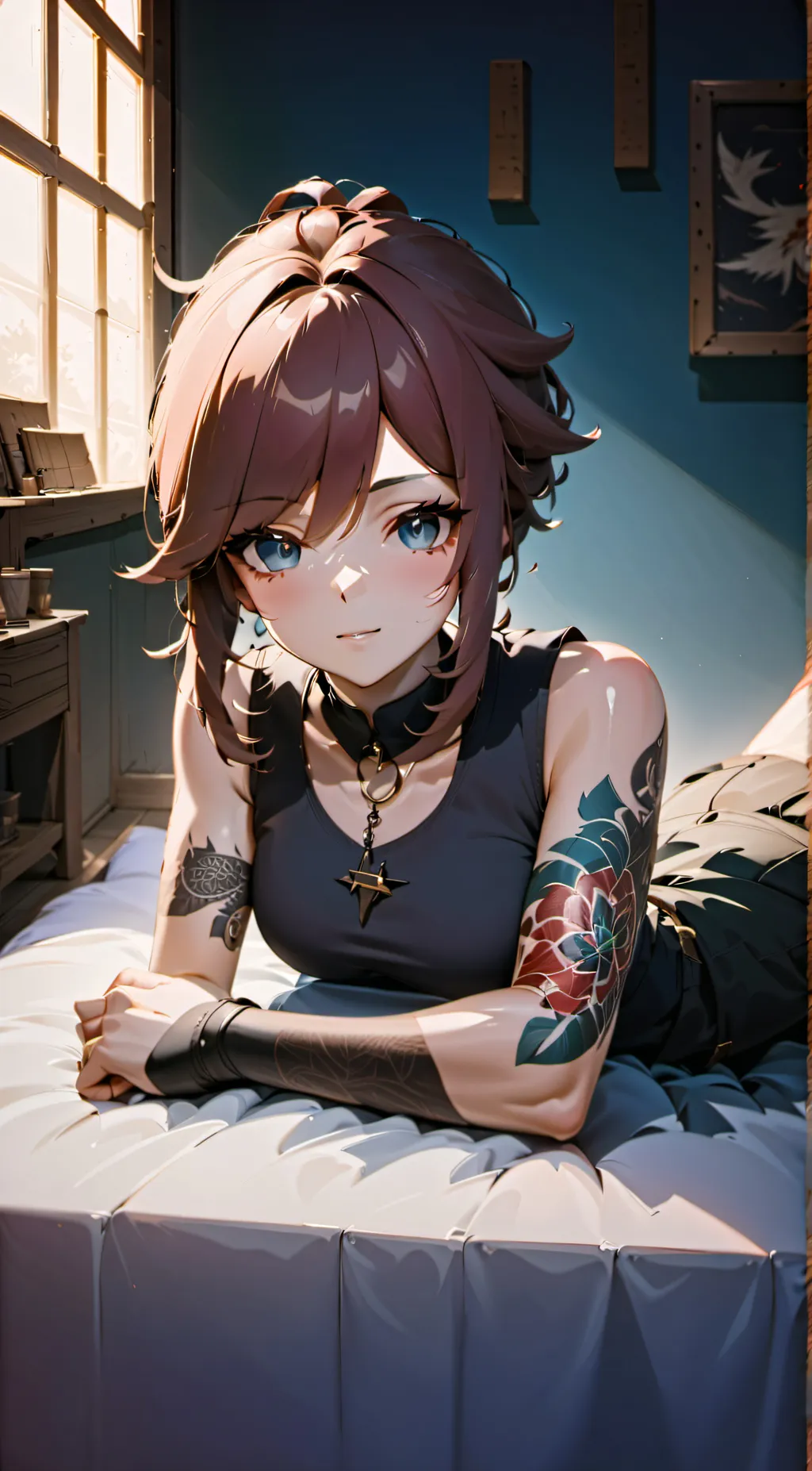 ai character: Mikoto  background