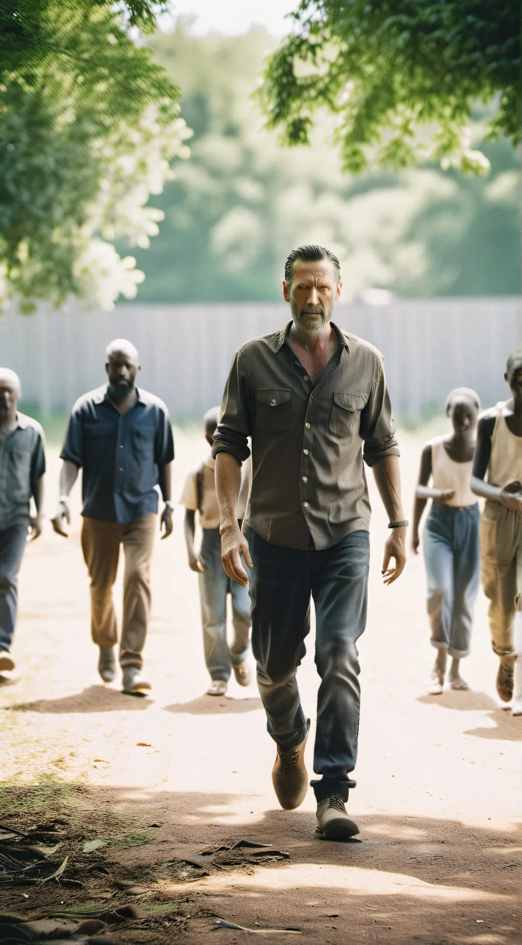 ai character: The Walking Dead background