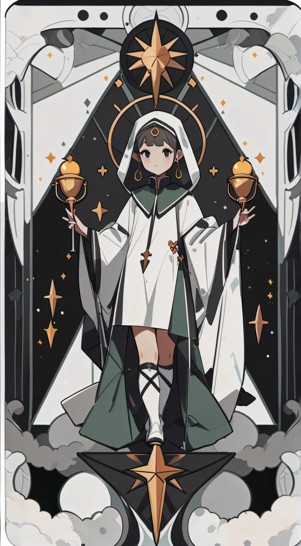 ai character: summer  background