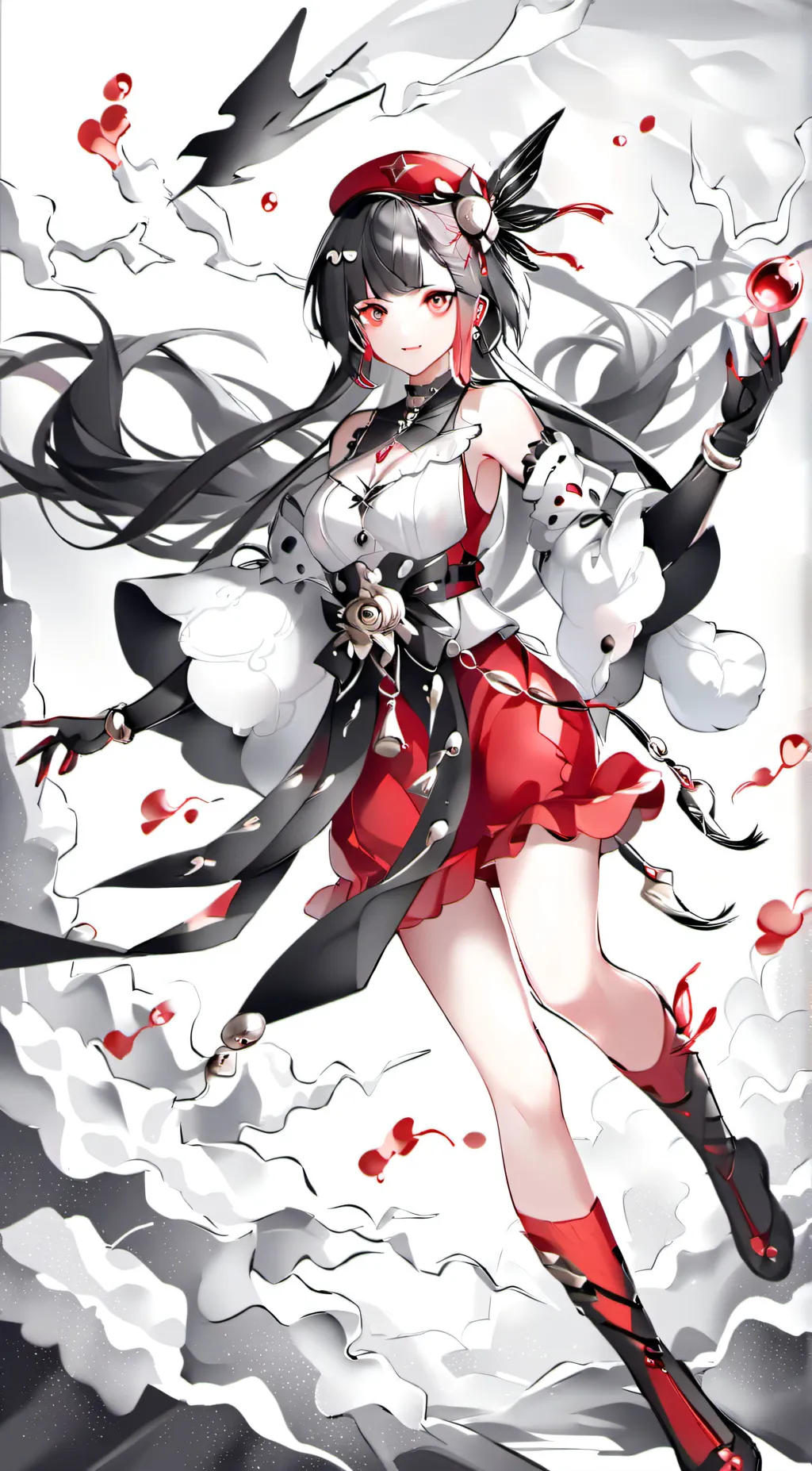 ai character: Luna background