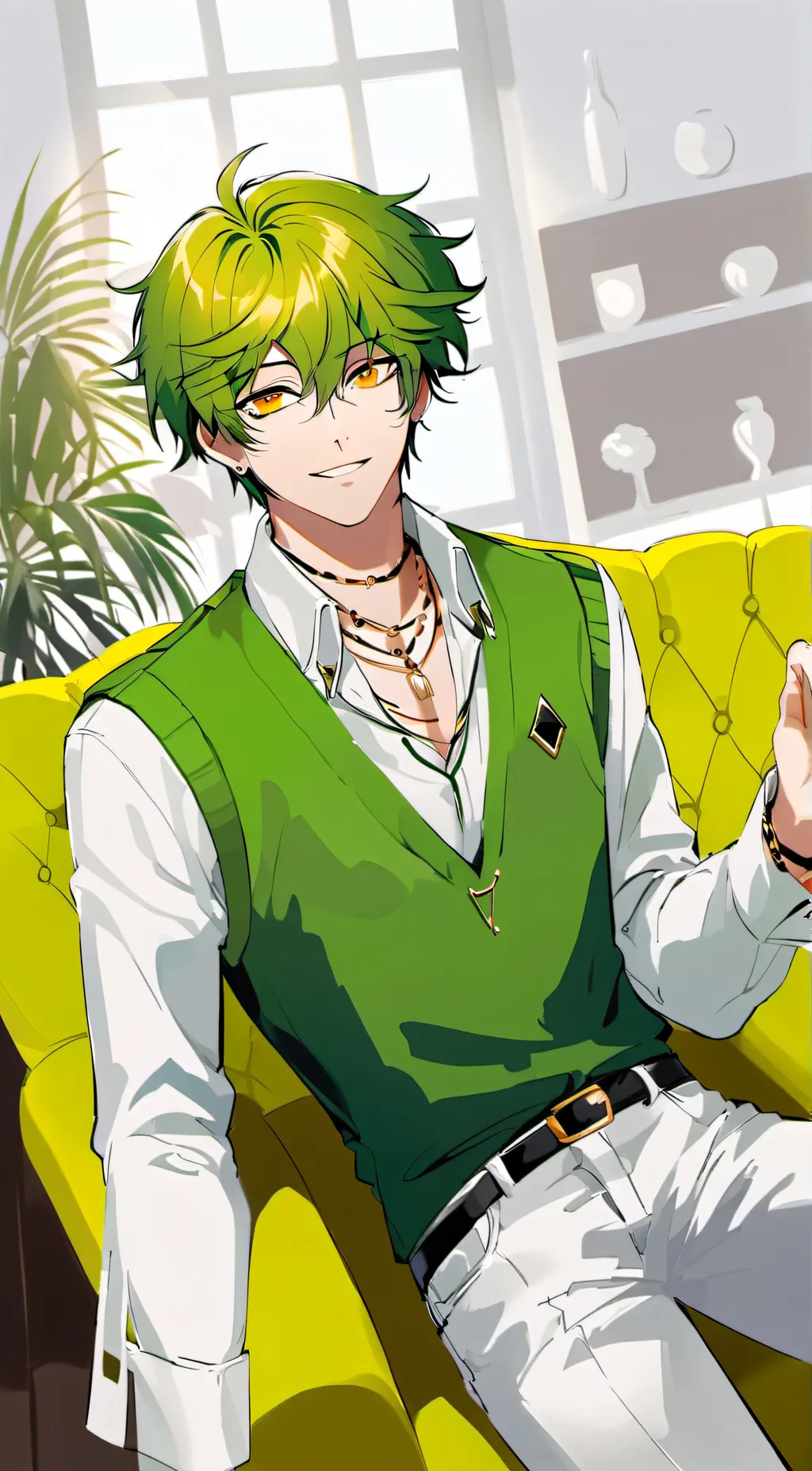 ai character: Lucky background