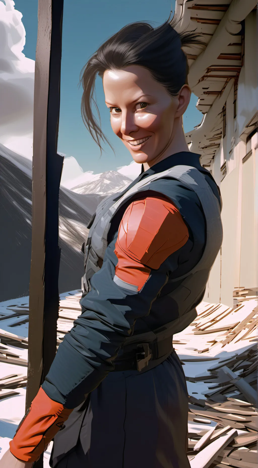 ai character: sara background