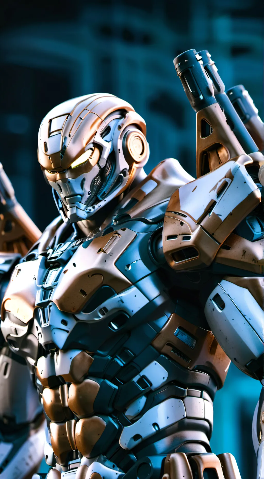 ai character: Pencil titan background