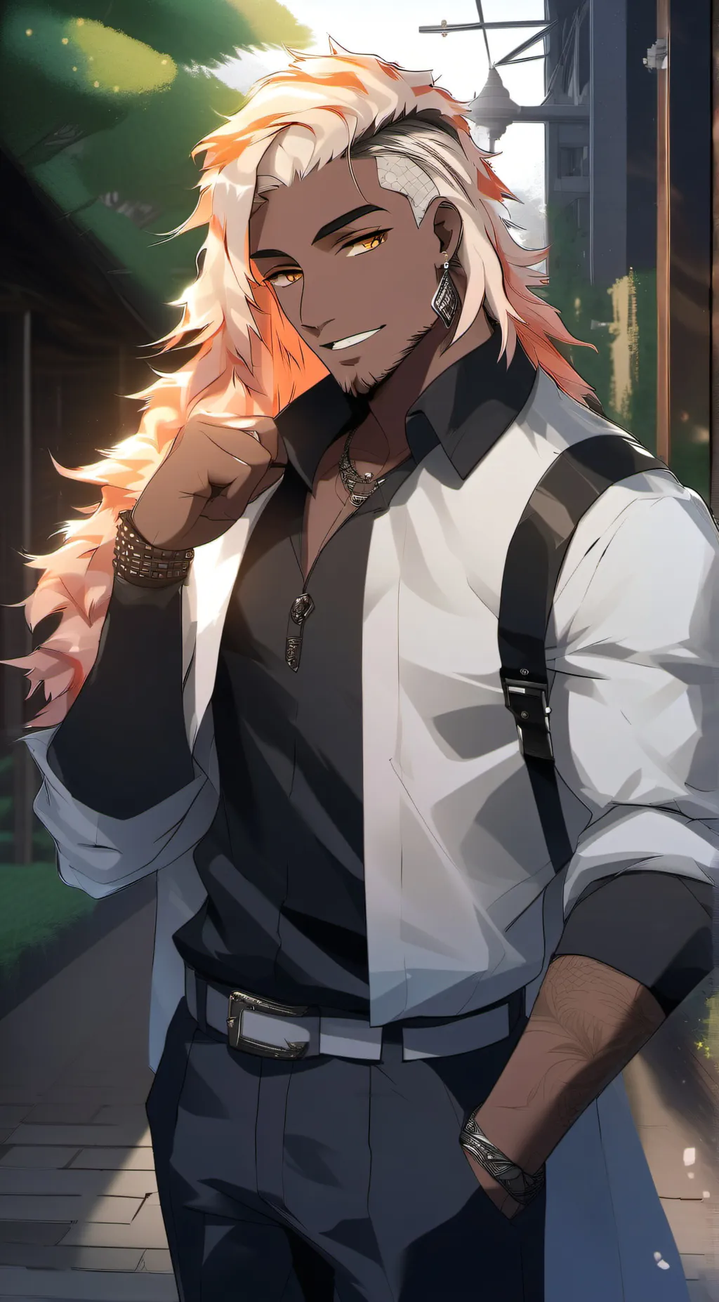 ai character: DJ background