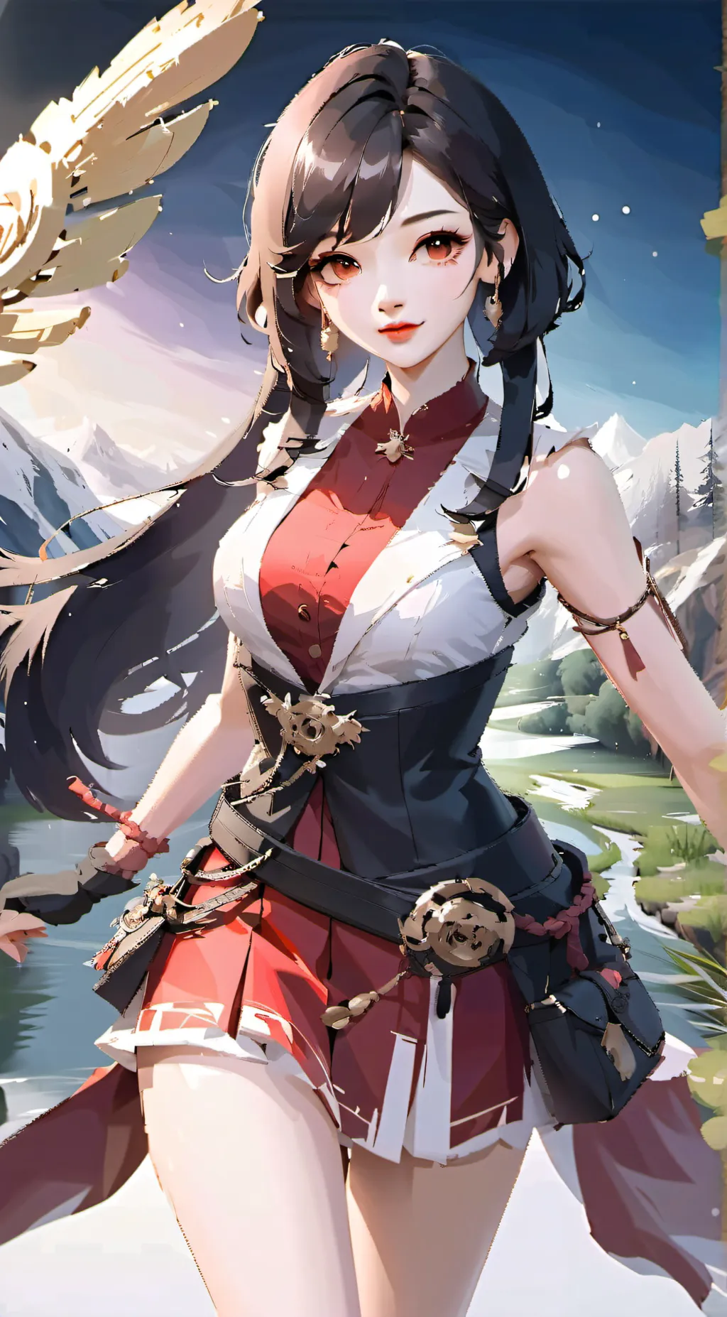 ai character: Evangeline background