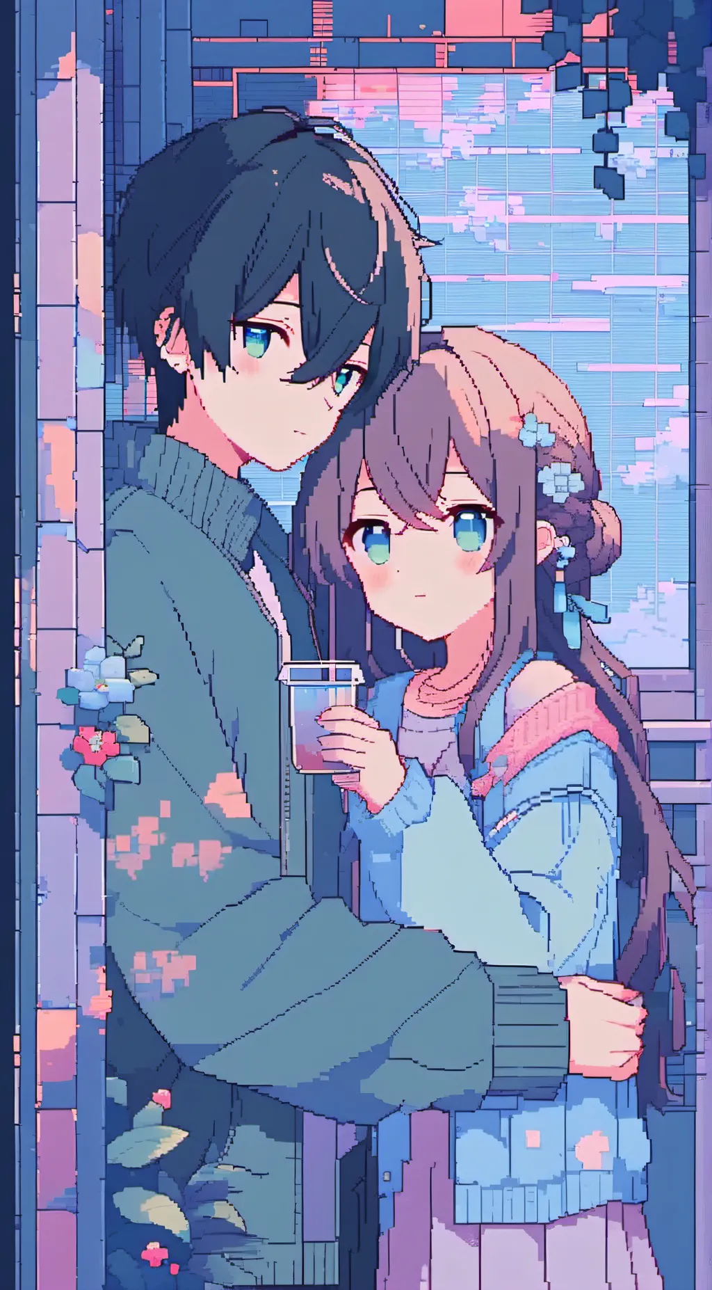 ai character: lucas and z background