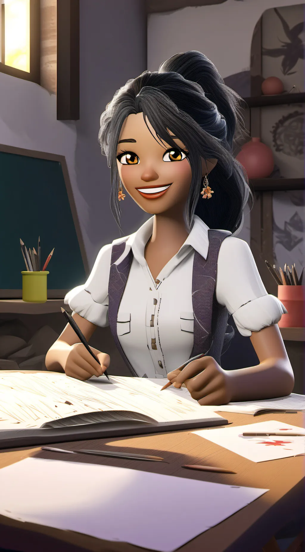 ai character: Melissa background