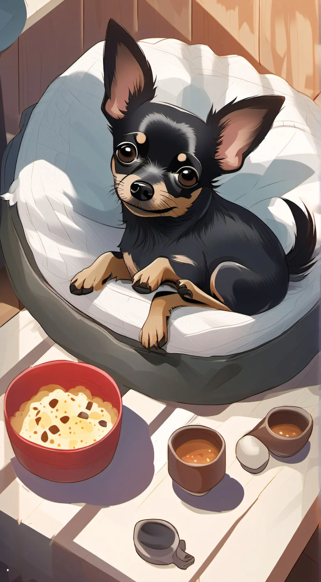 ai character: Chip  background