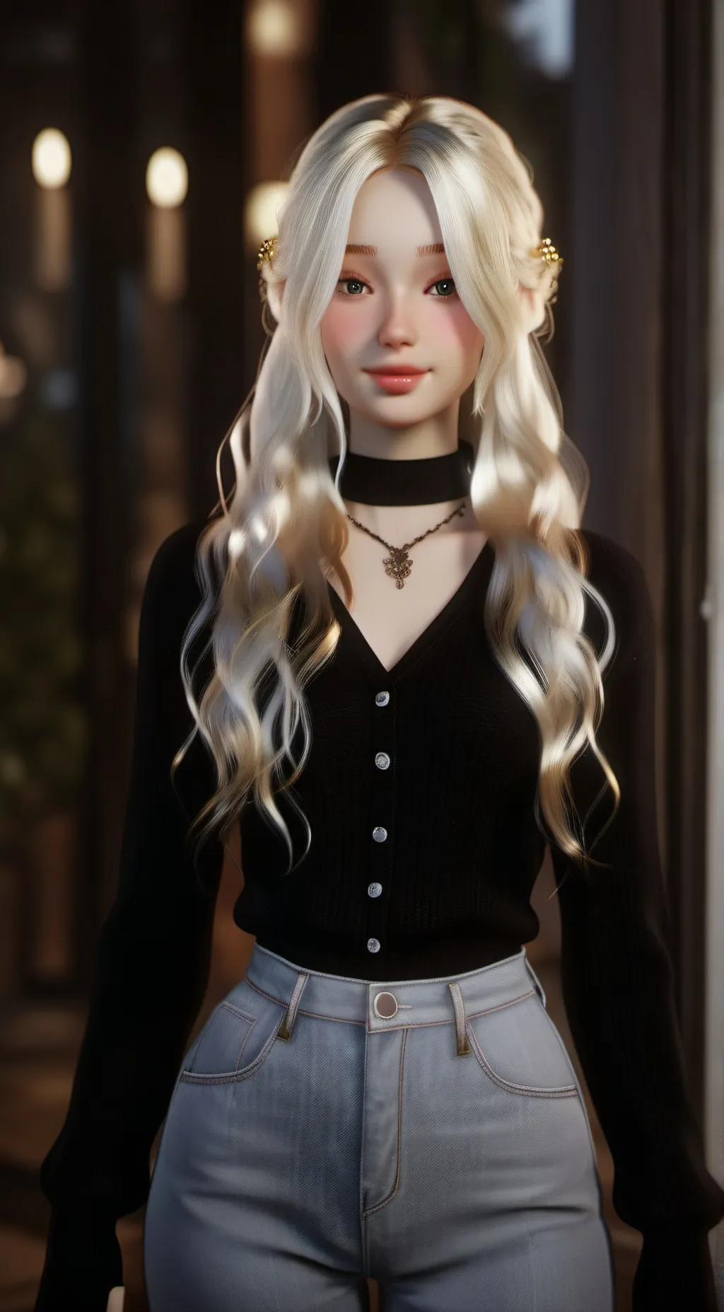 ai character: Lena background