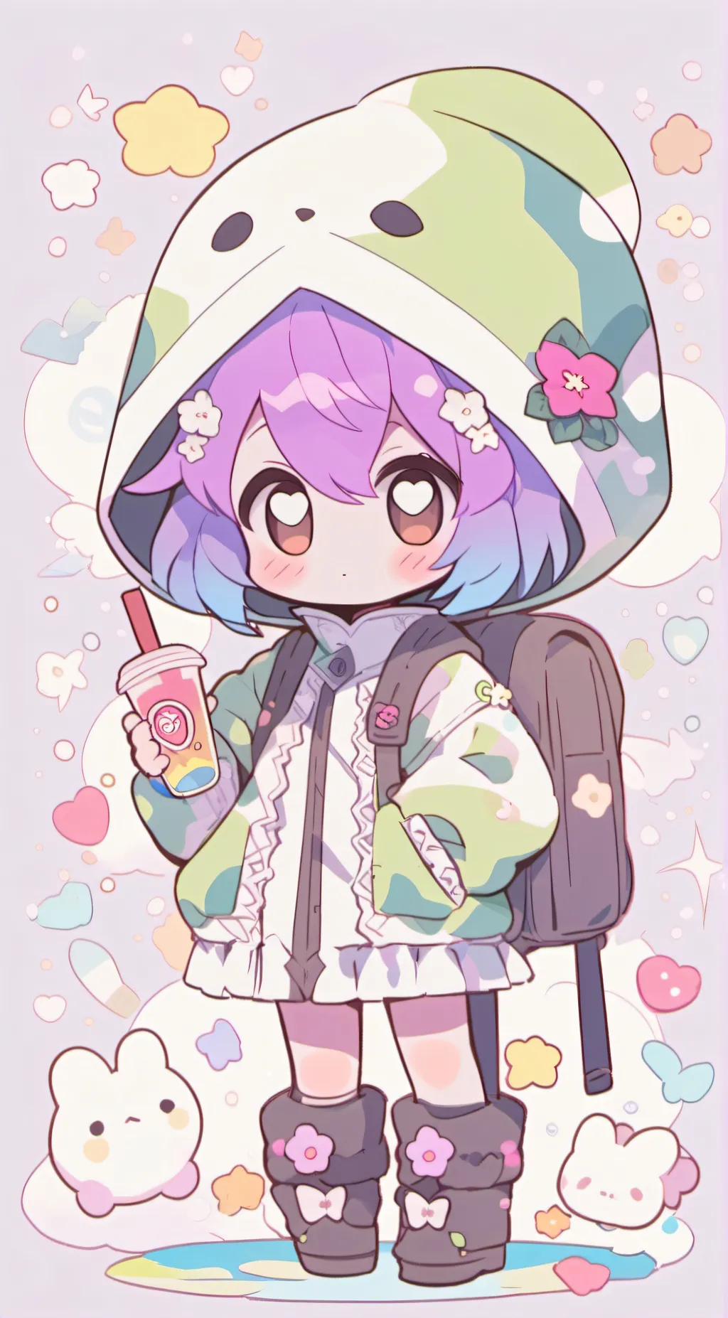 ai character: catnap background