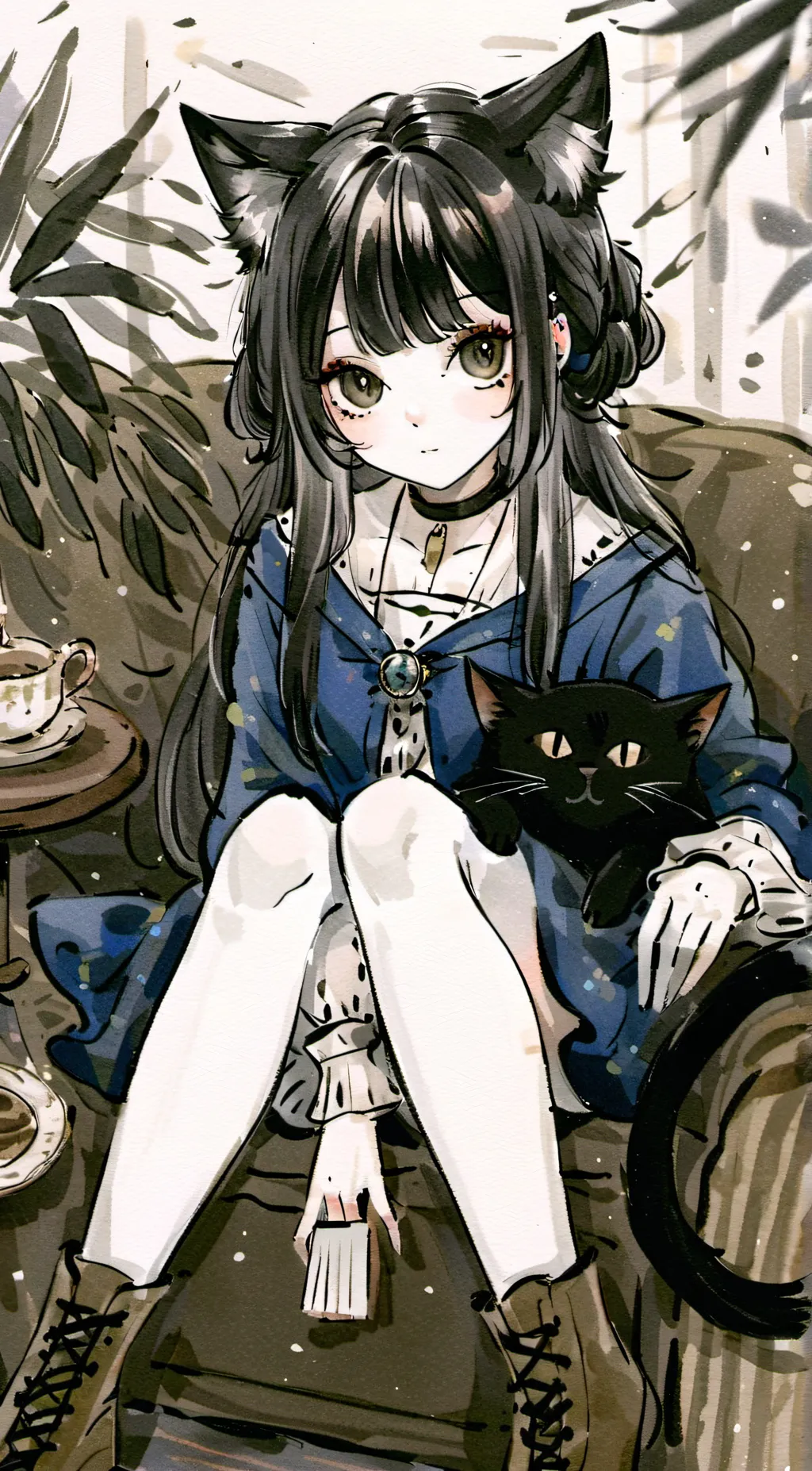 ai character: Lily background