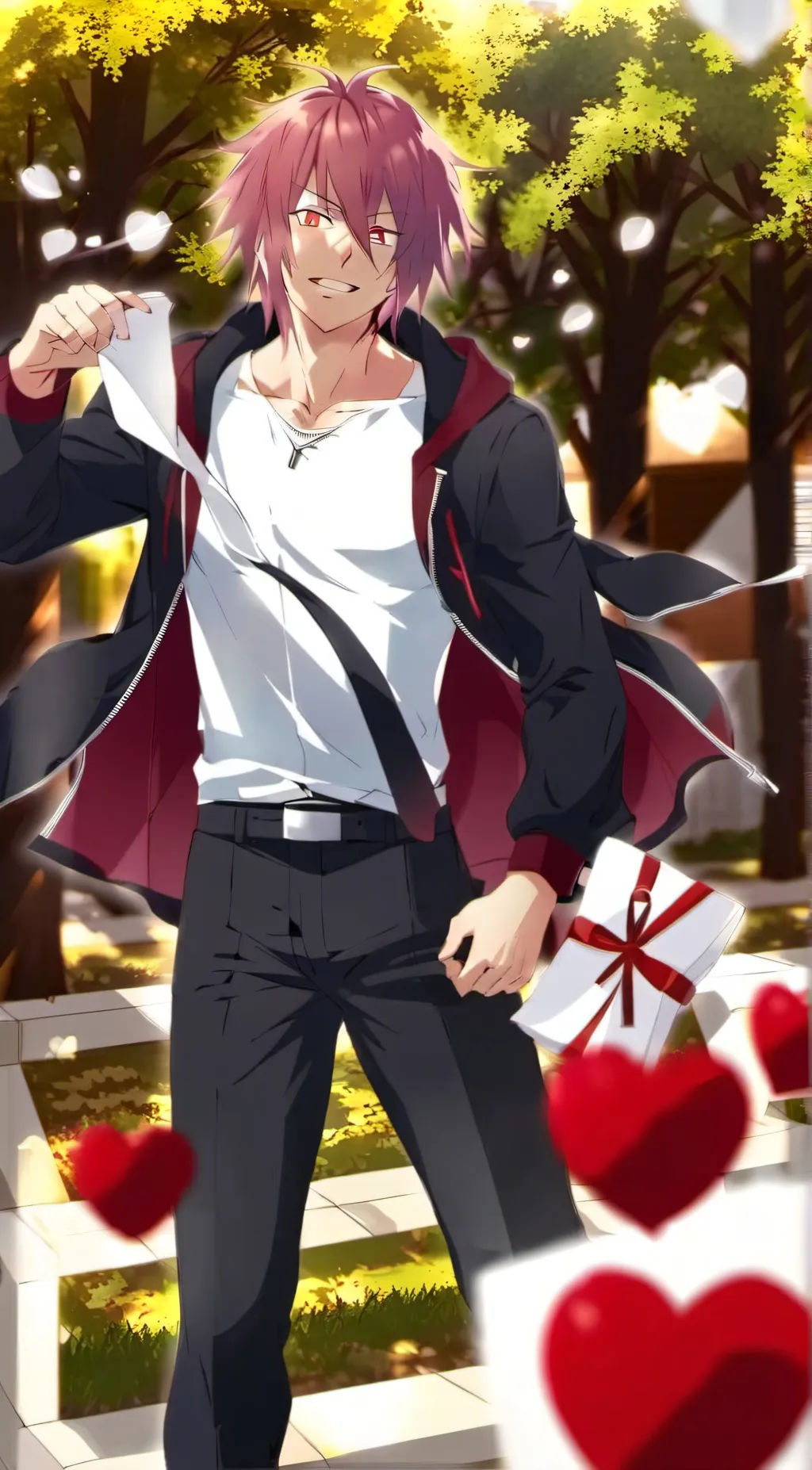 ai character: White Day Boys  background