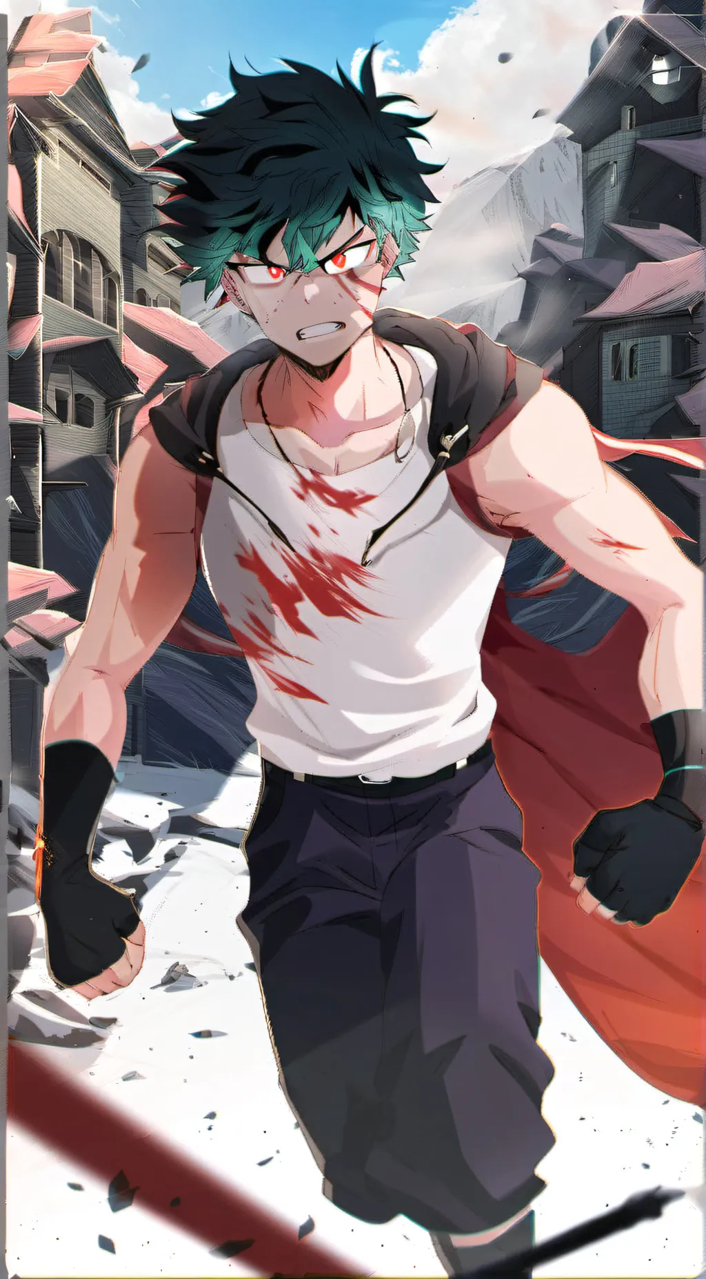 ai character: Izuku Midoriya background