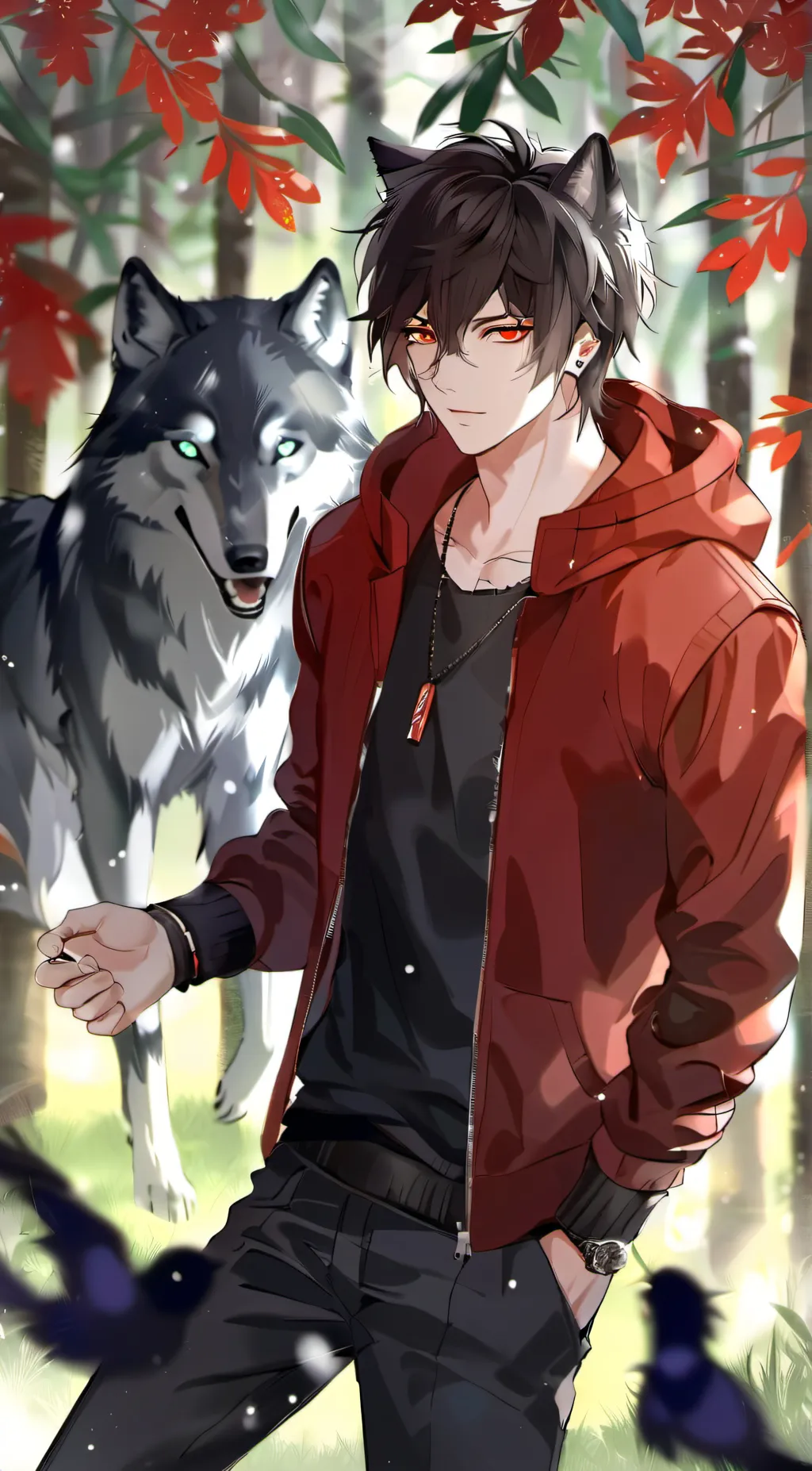 ai character: Ash background