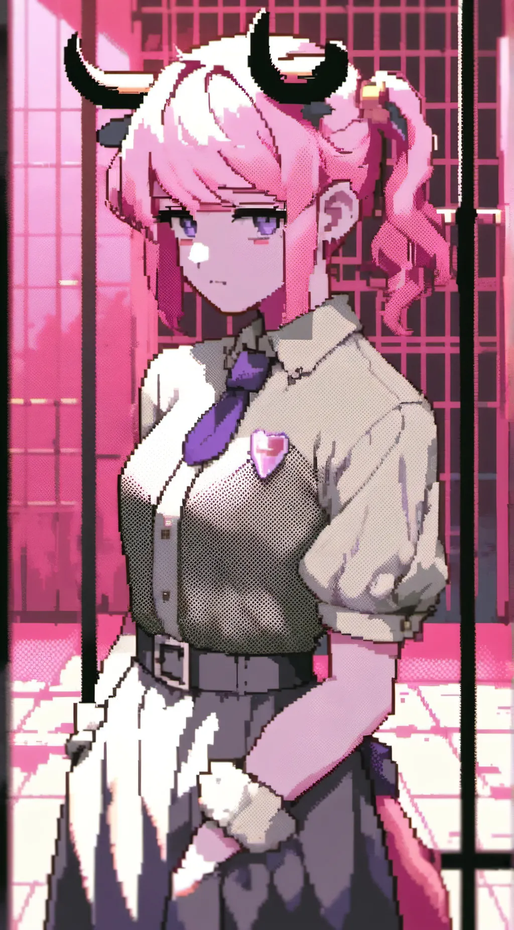 ai character: sady background