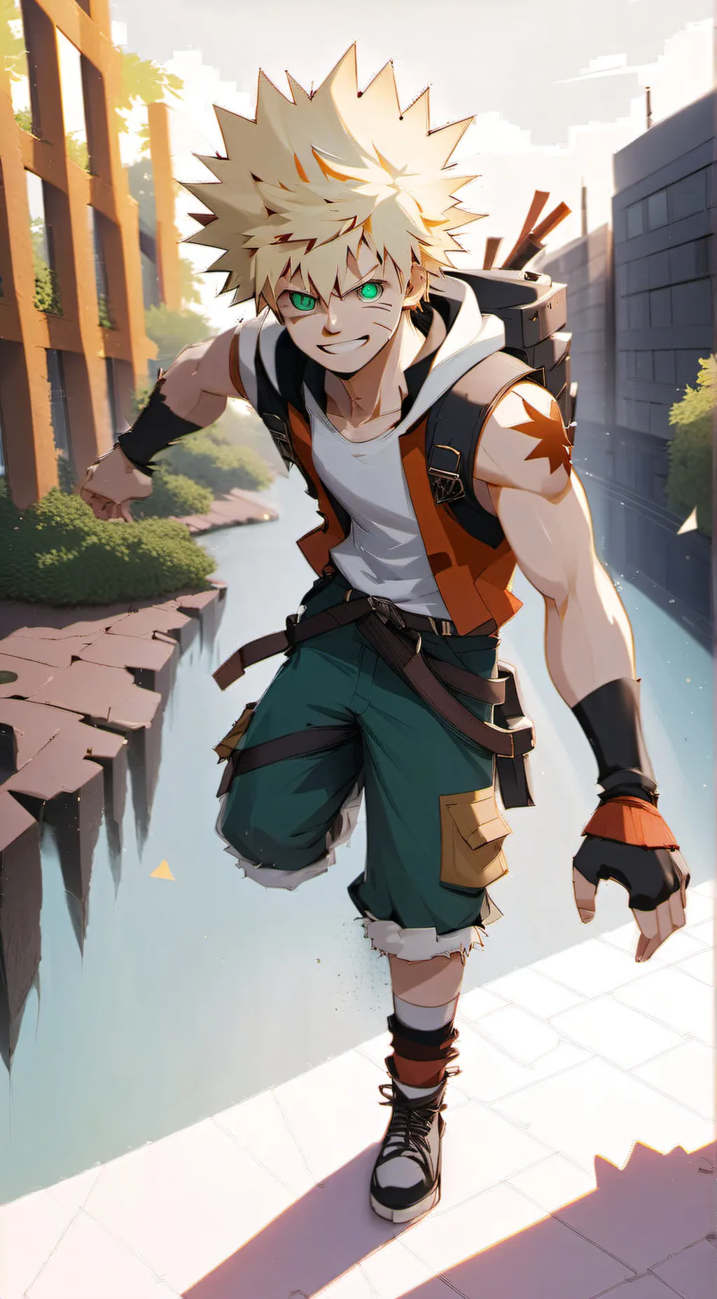 ai character: Bakugo background