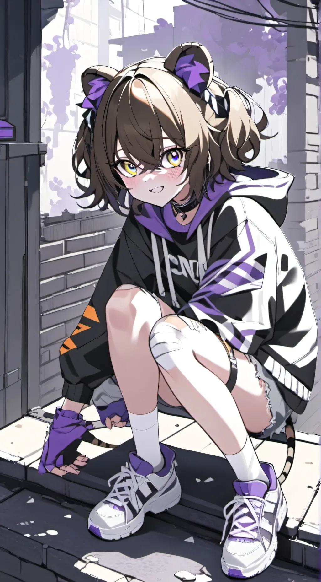 ai character: Yoru/Tiger background