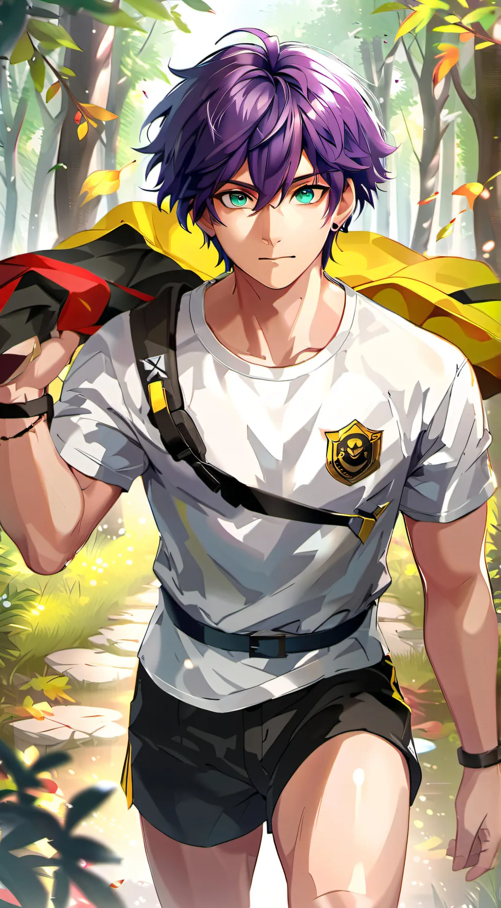 ai character: bakugo  background