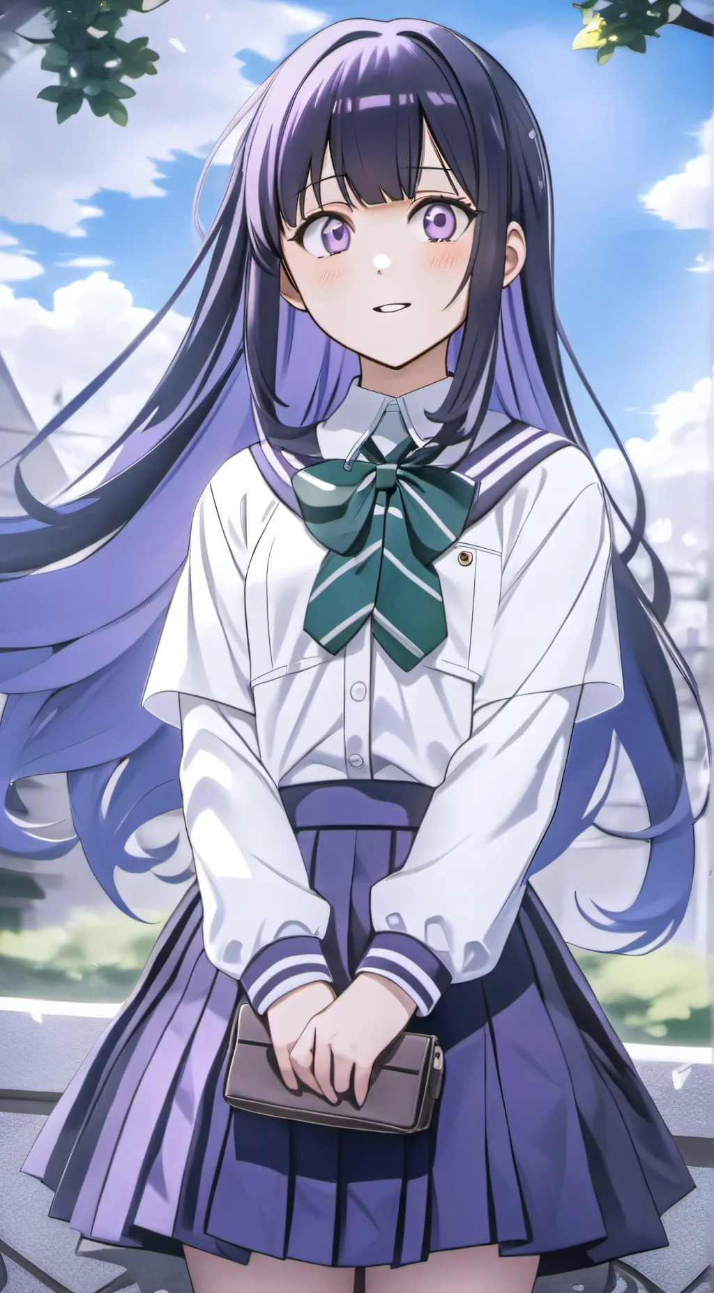 ai character: Hinata Hyuga background