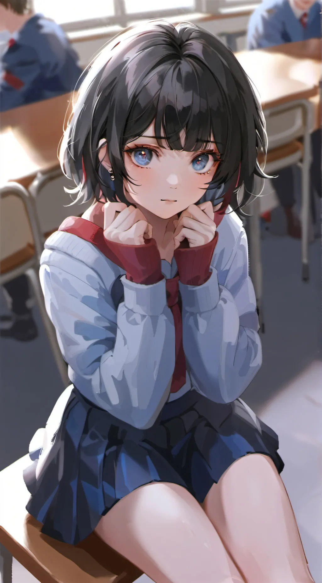 ai character: Alexa 💙 background