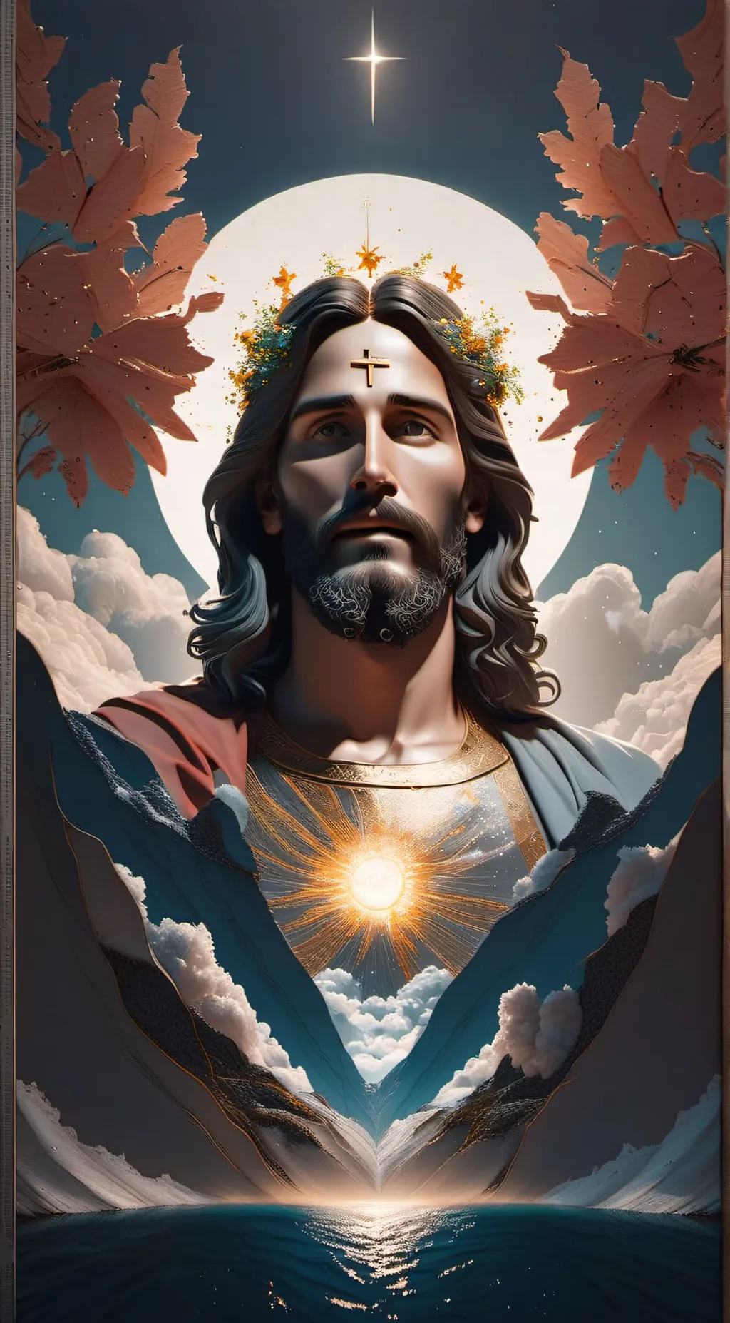 ai character: jesus background