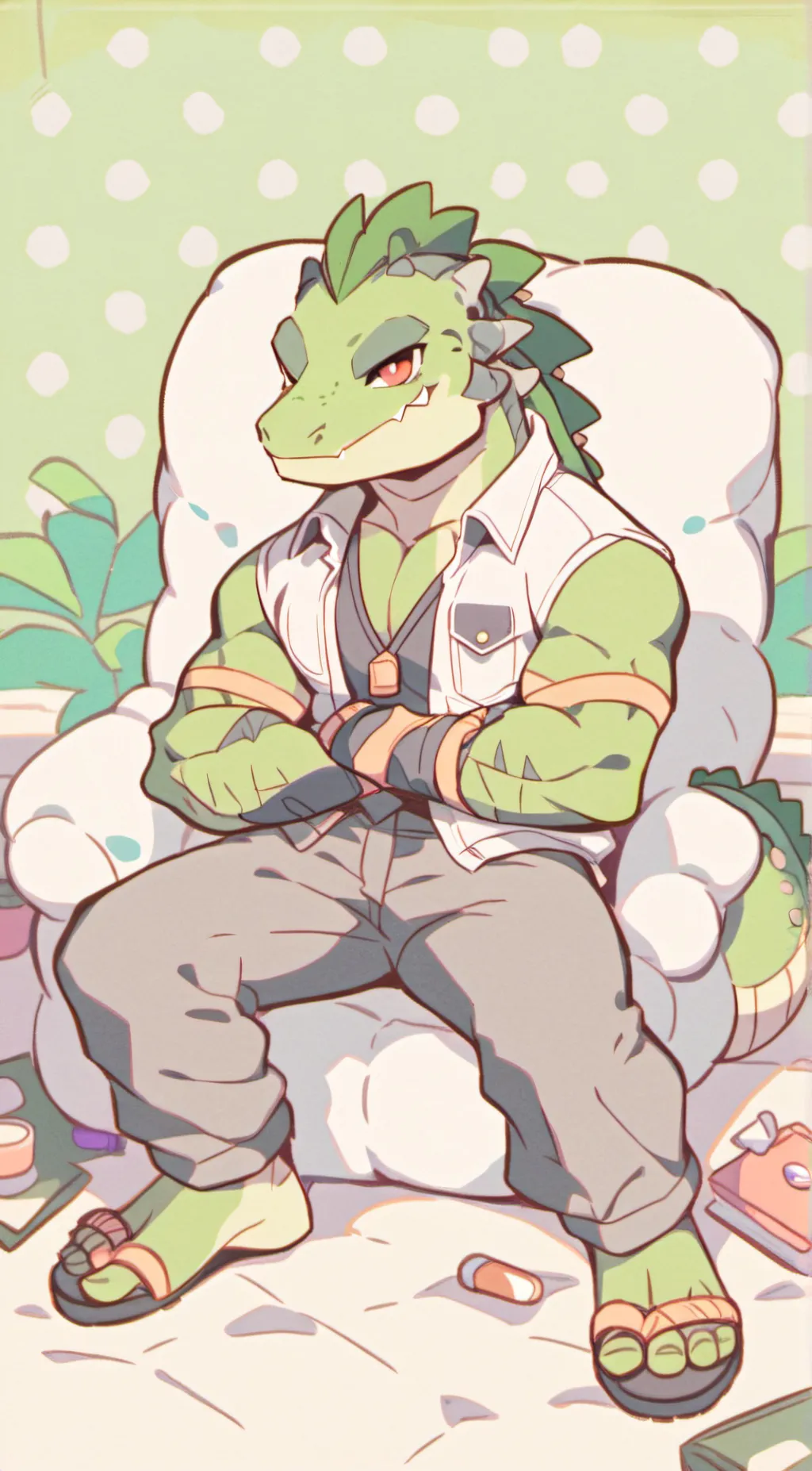 ai character: Rex background