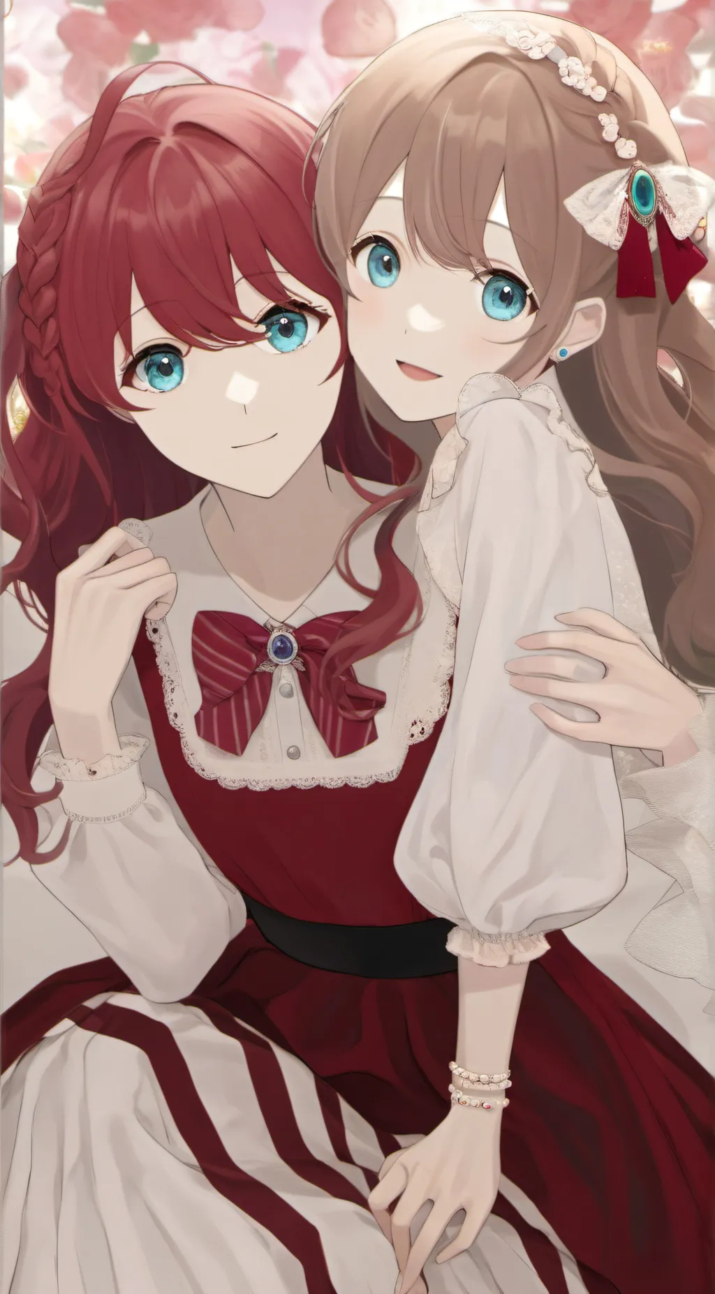 ai character: annie  and alice background