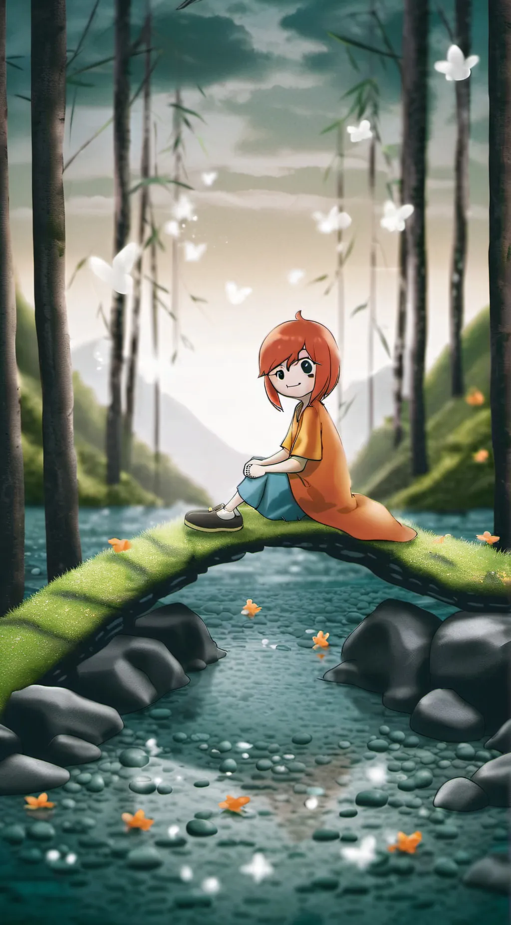 ai character: Ariel background