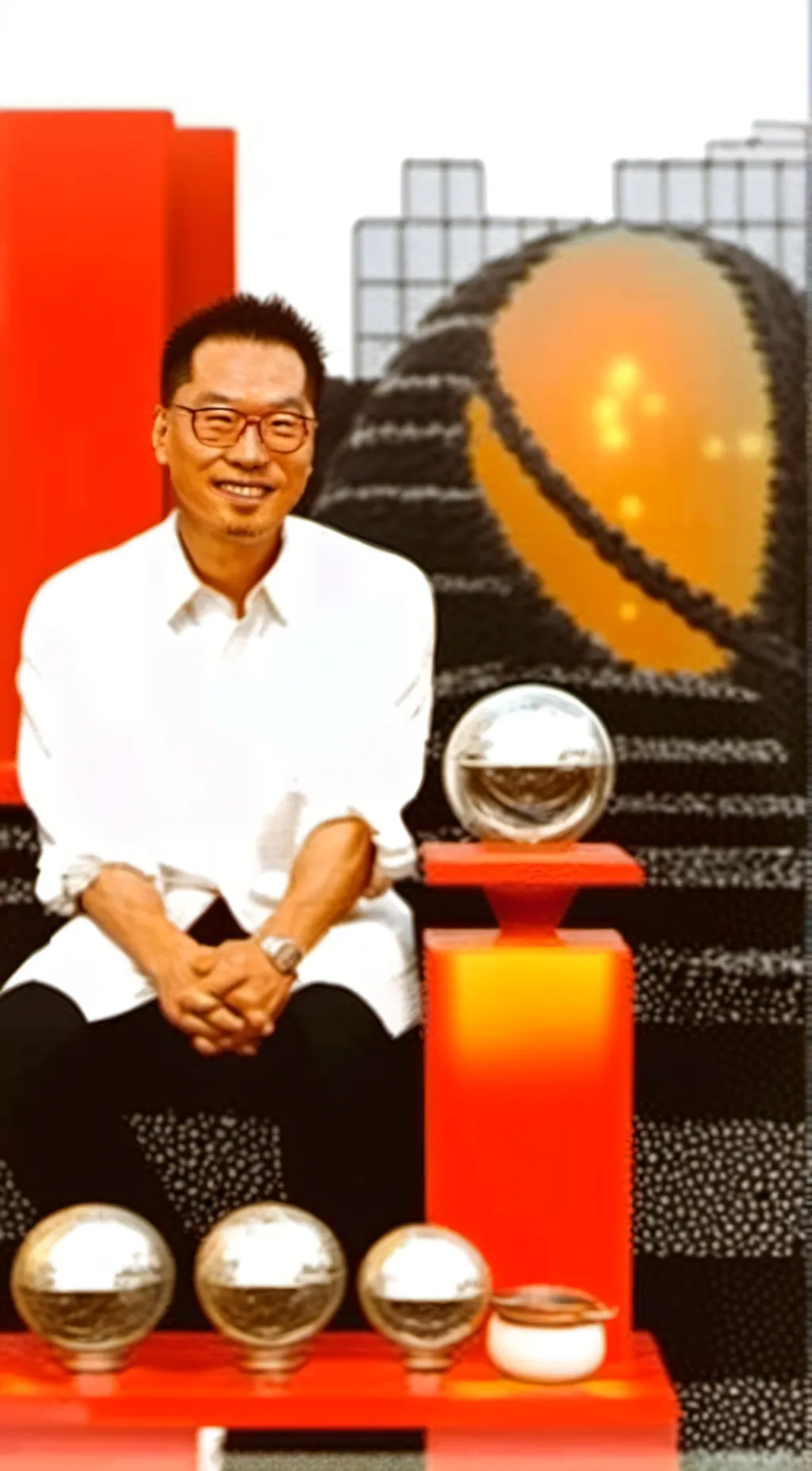 ai character: akira toriyama background