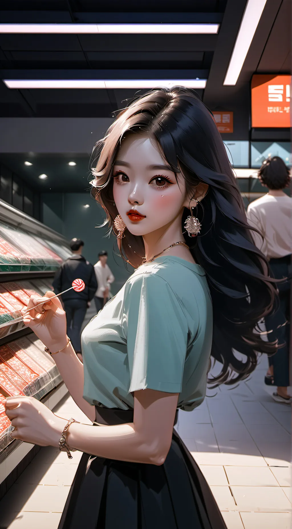 ai character: Ellie background