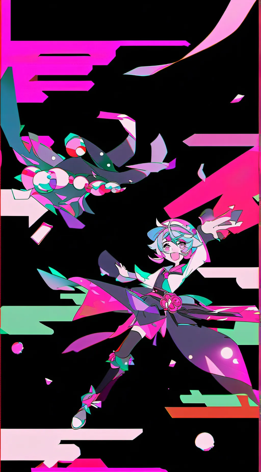 ai character: Miku background
