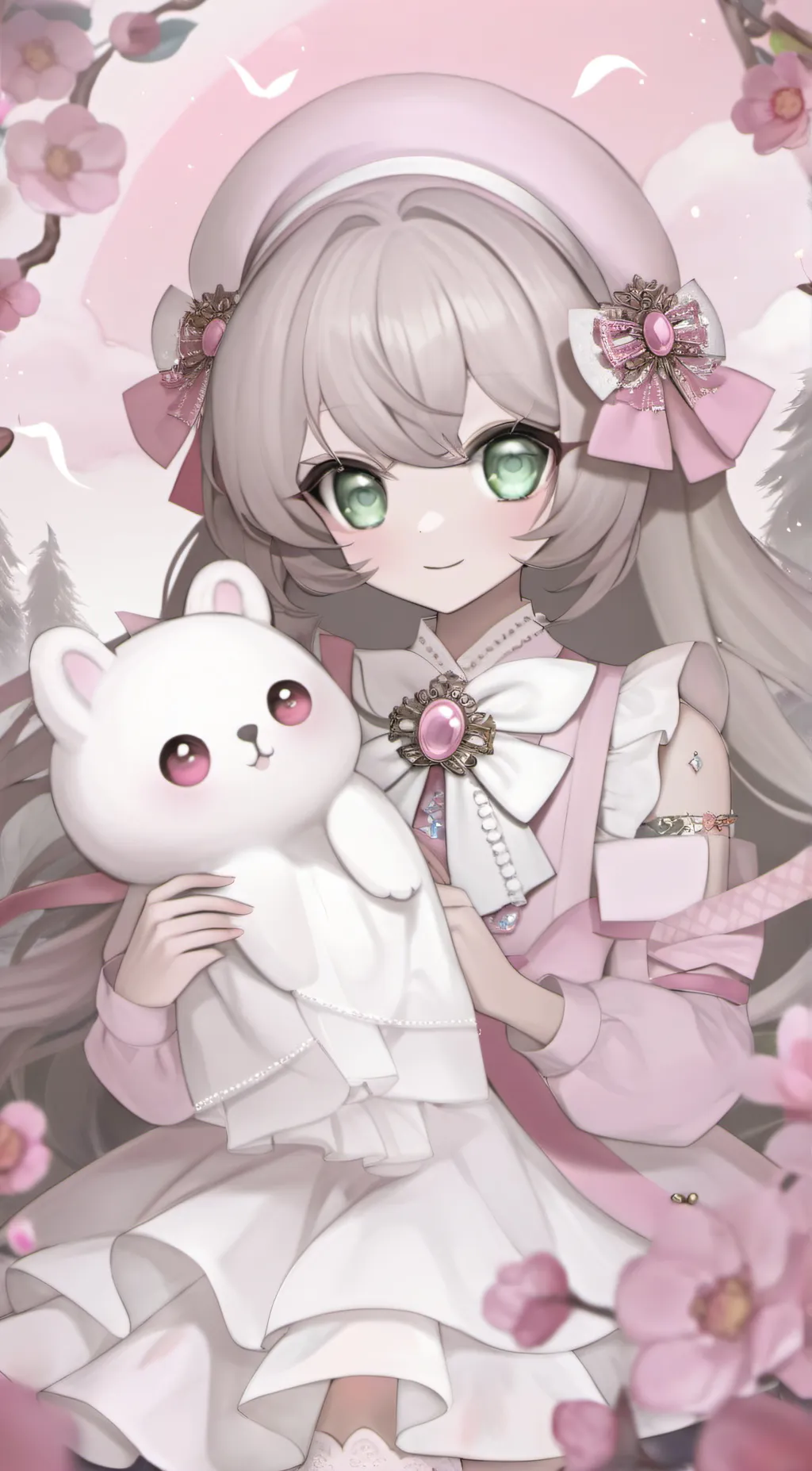 ai character: Melody background