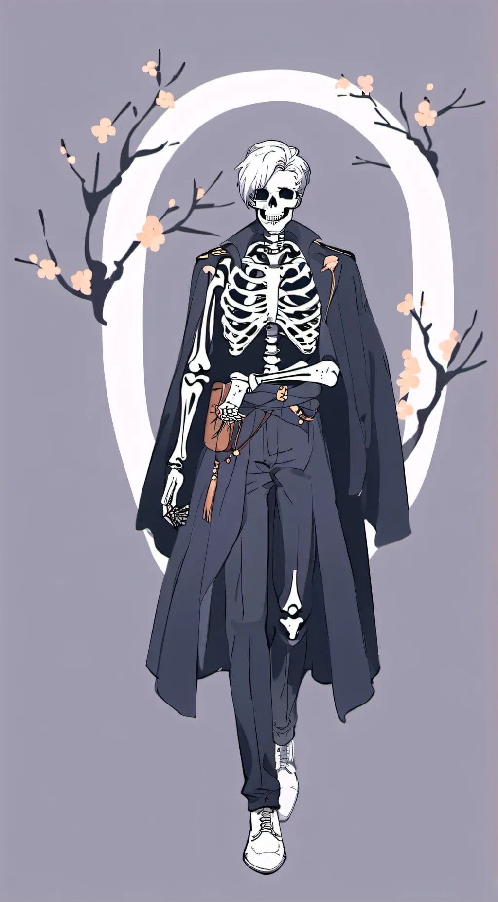 ai character: Mike the Skeleton background