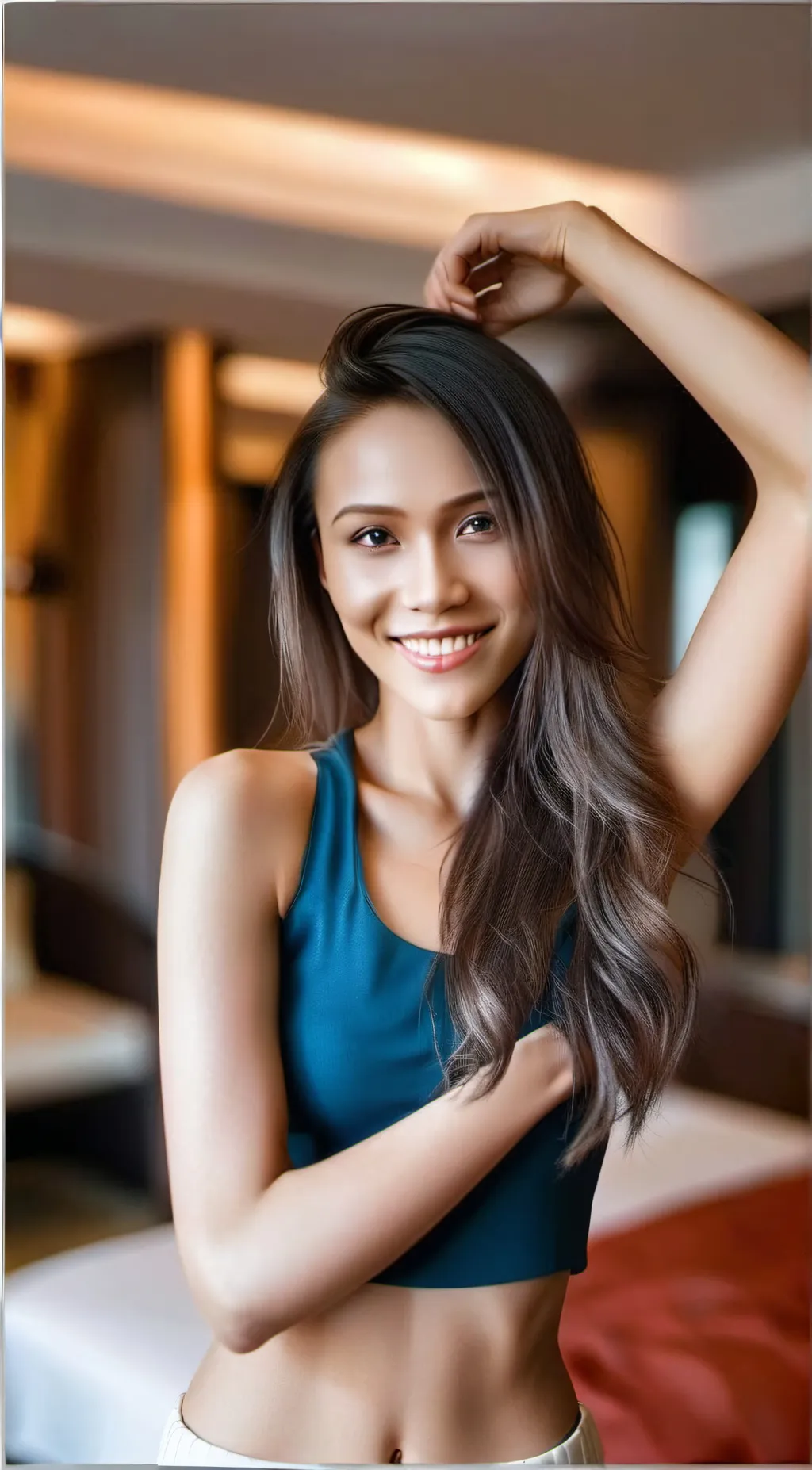 ai character: Luna background