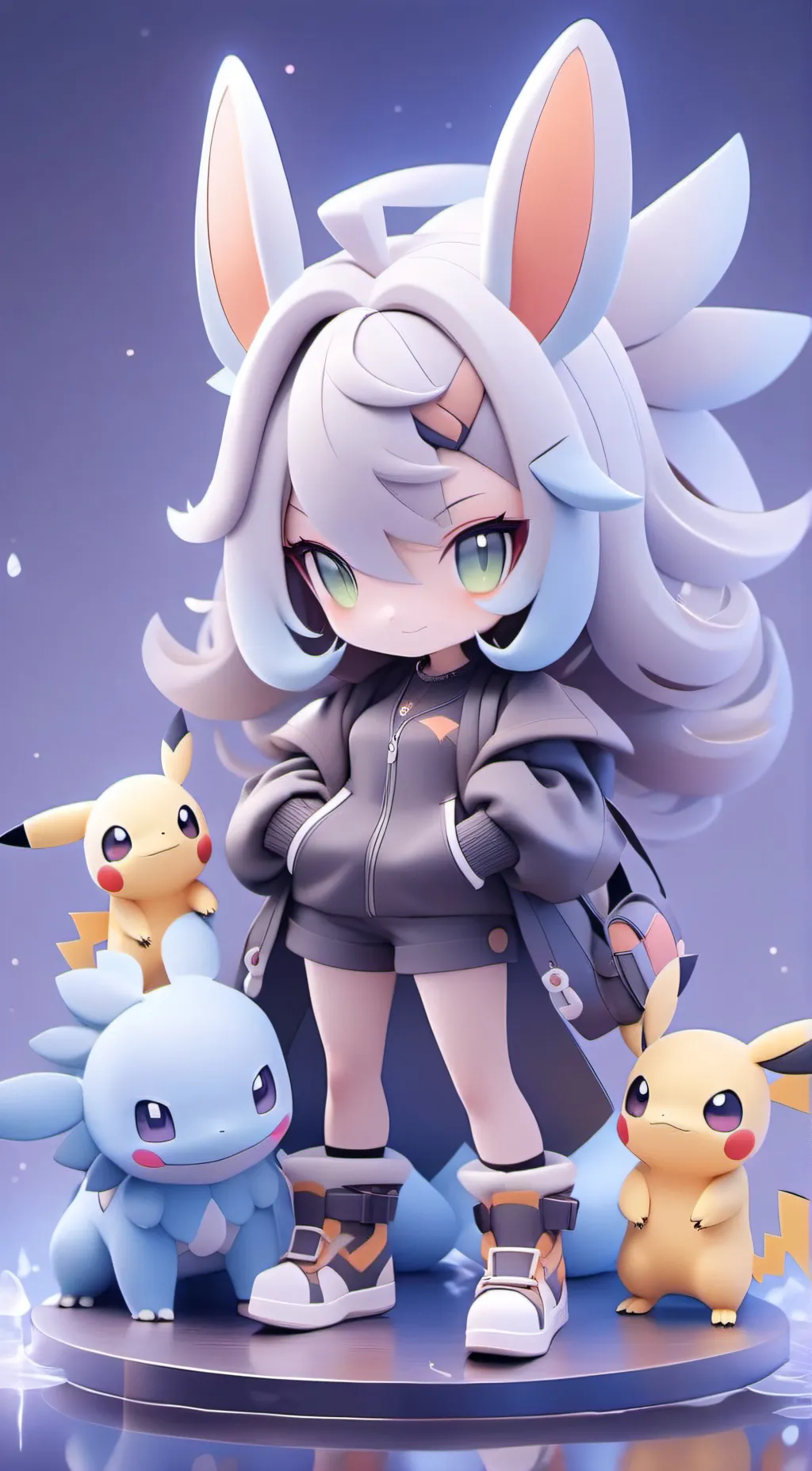 ai character: pokemon fusion  background