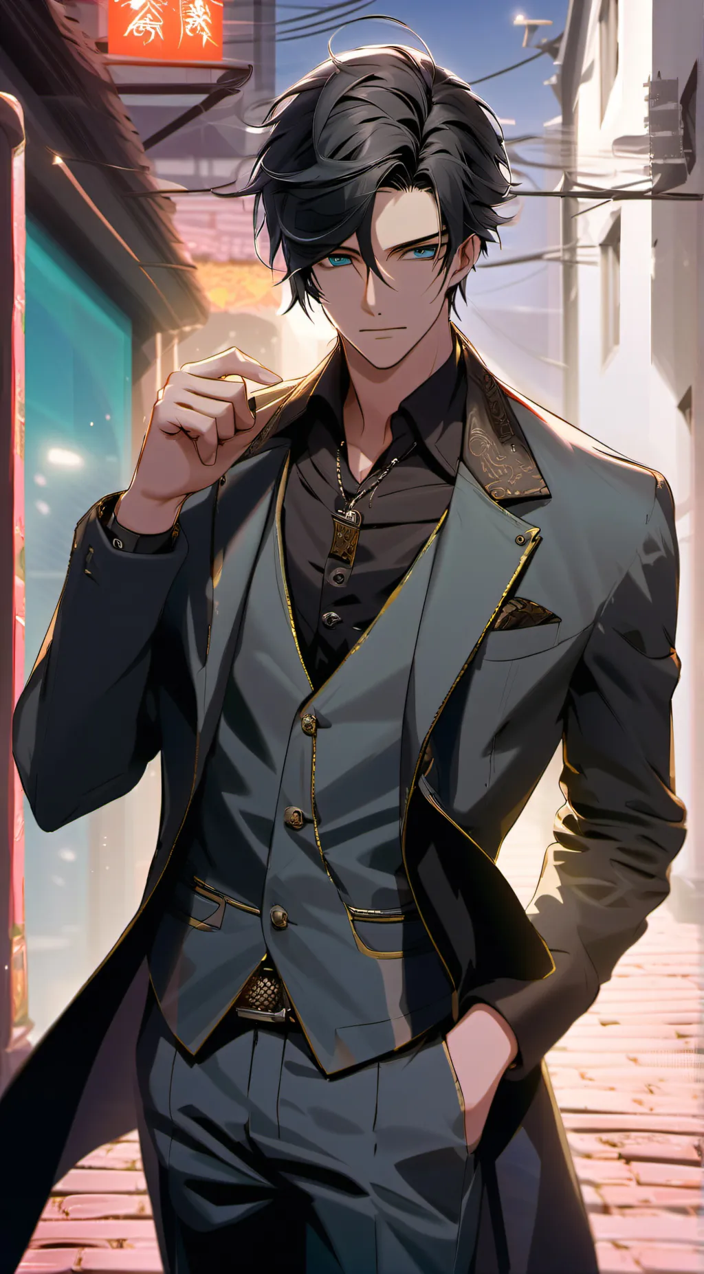 ai character: Luke  background