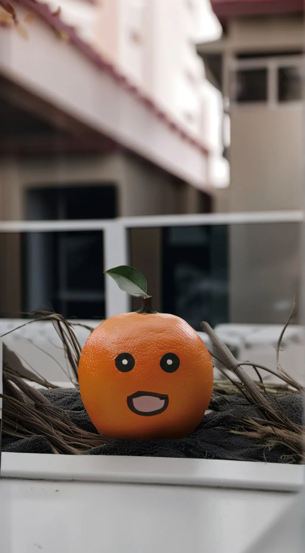 ai character: annoying orange background
