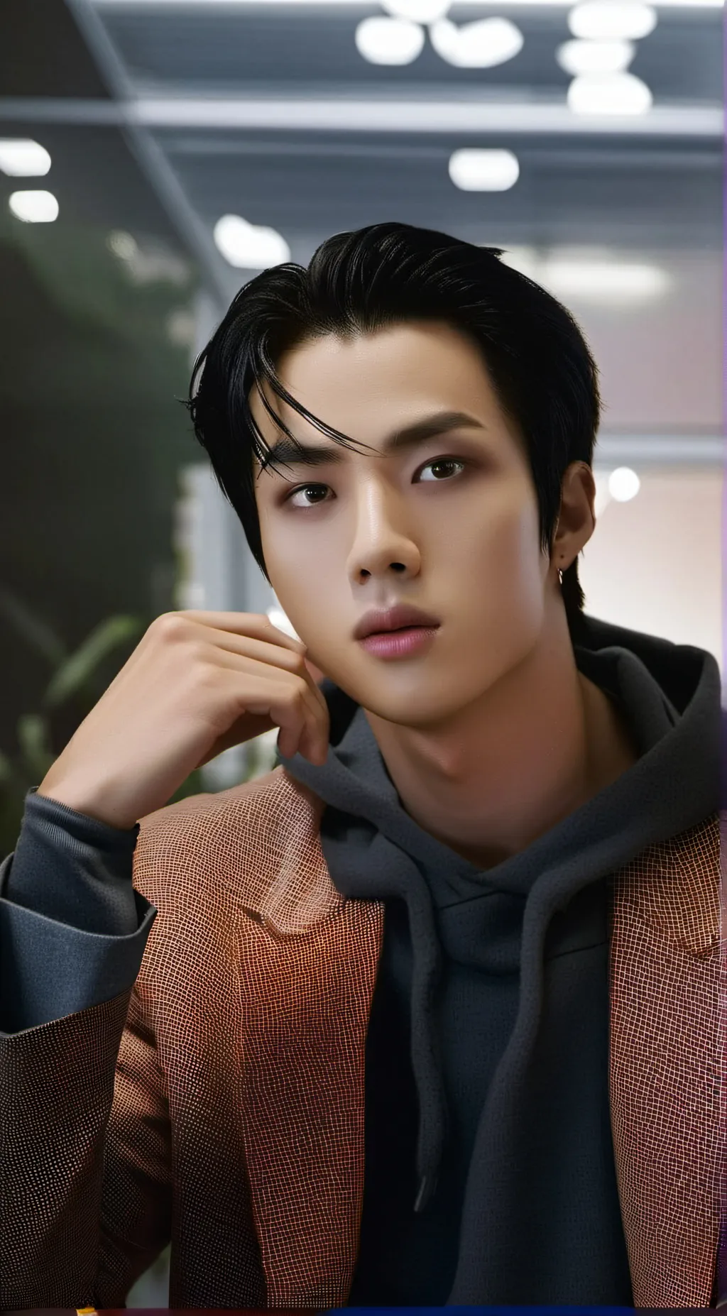 ai character: seokjin  background
