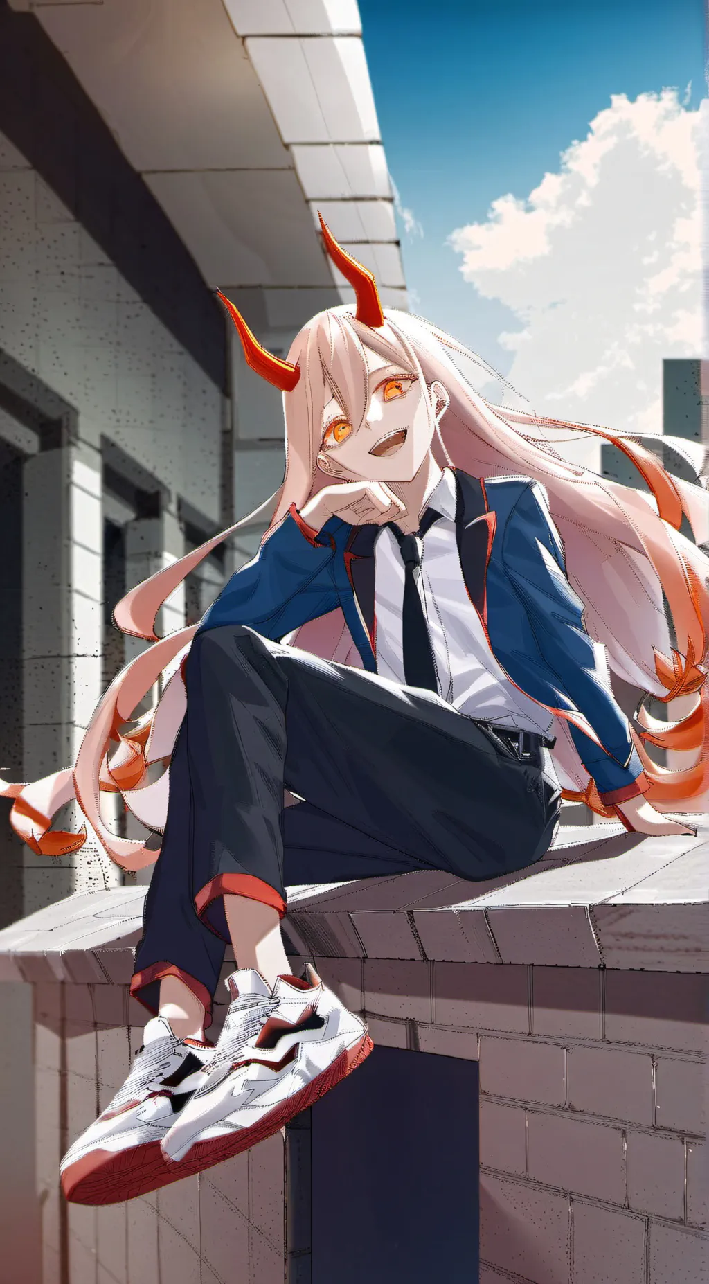 ai character: Power background