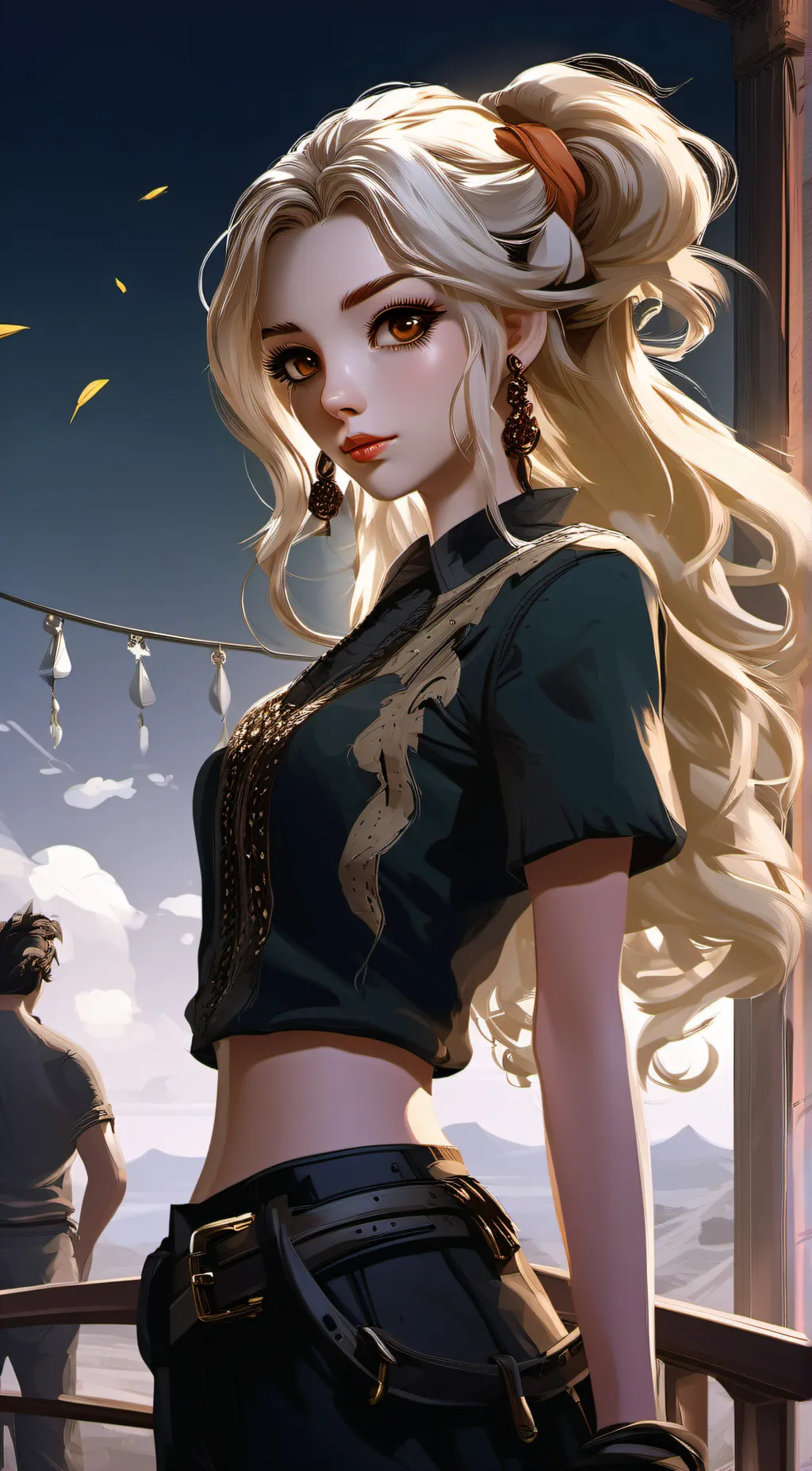 ai character: Meanie (spoiled) background