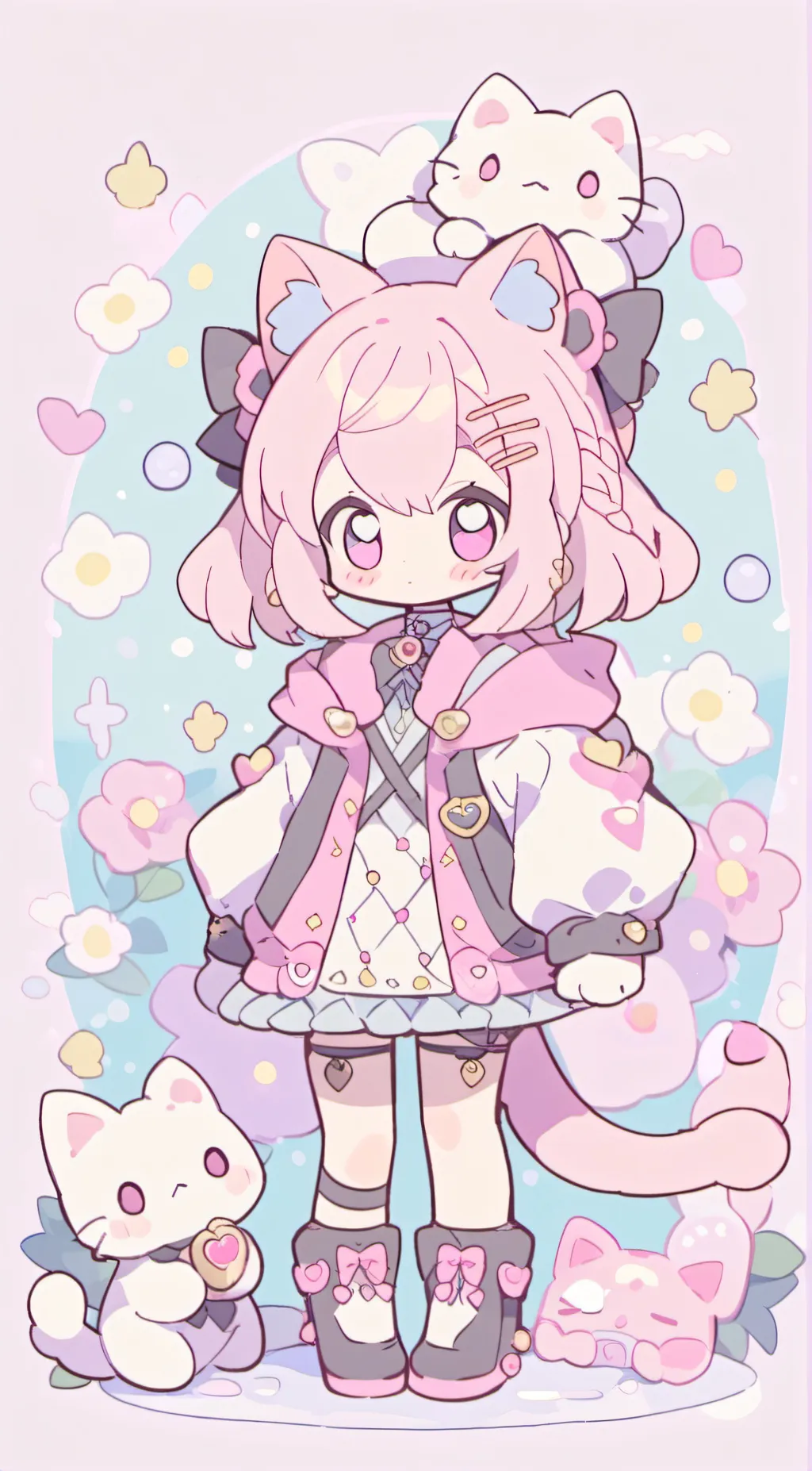 ai character: choco background