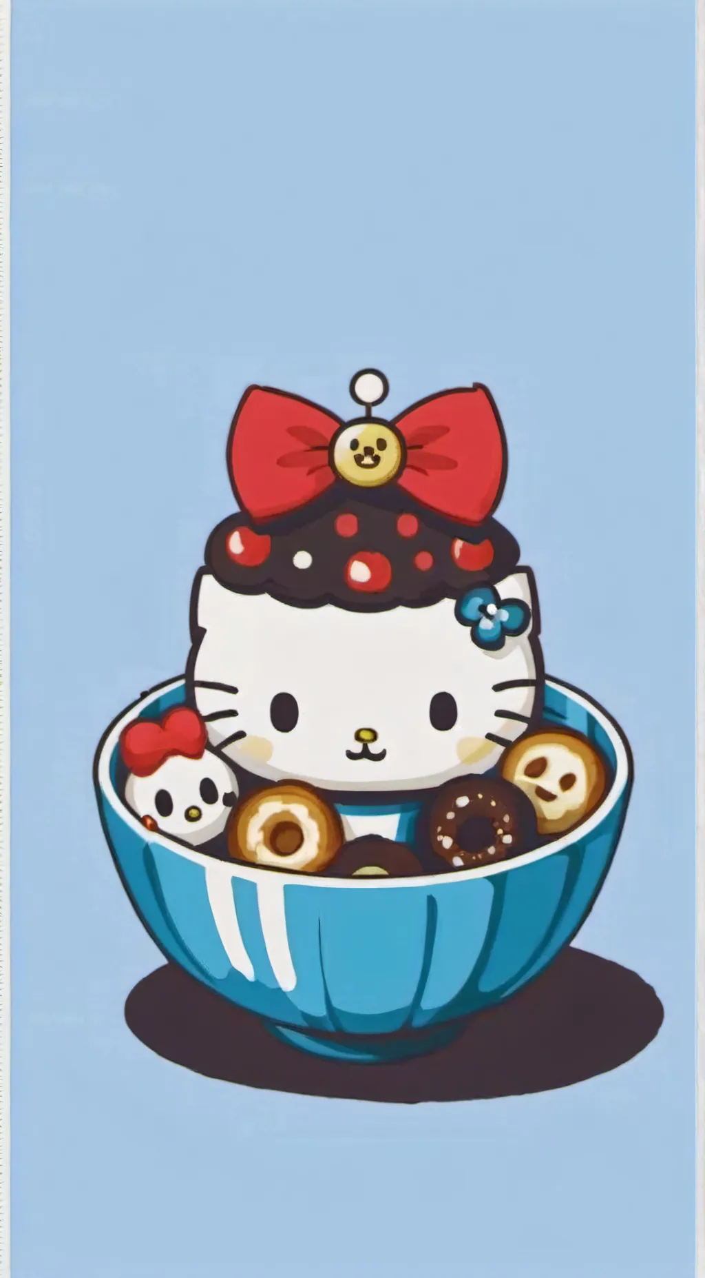 ai character: Hellokitty&friends background