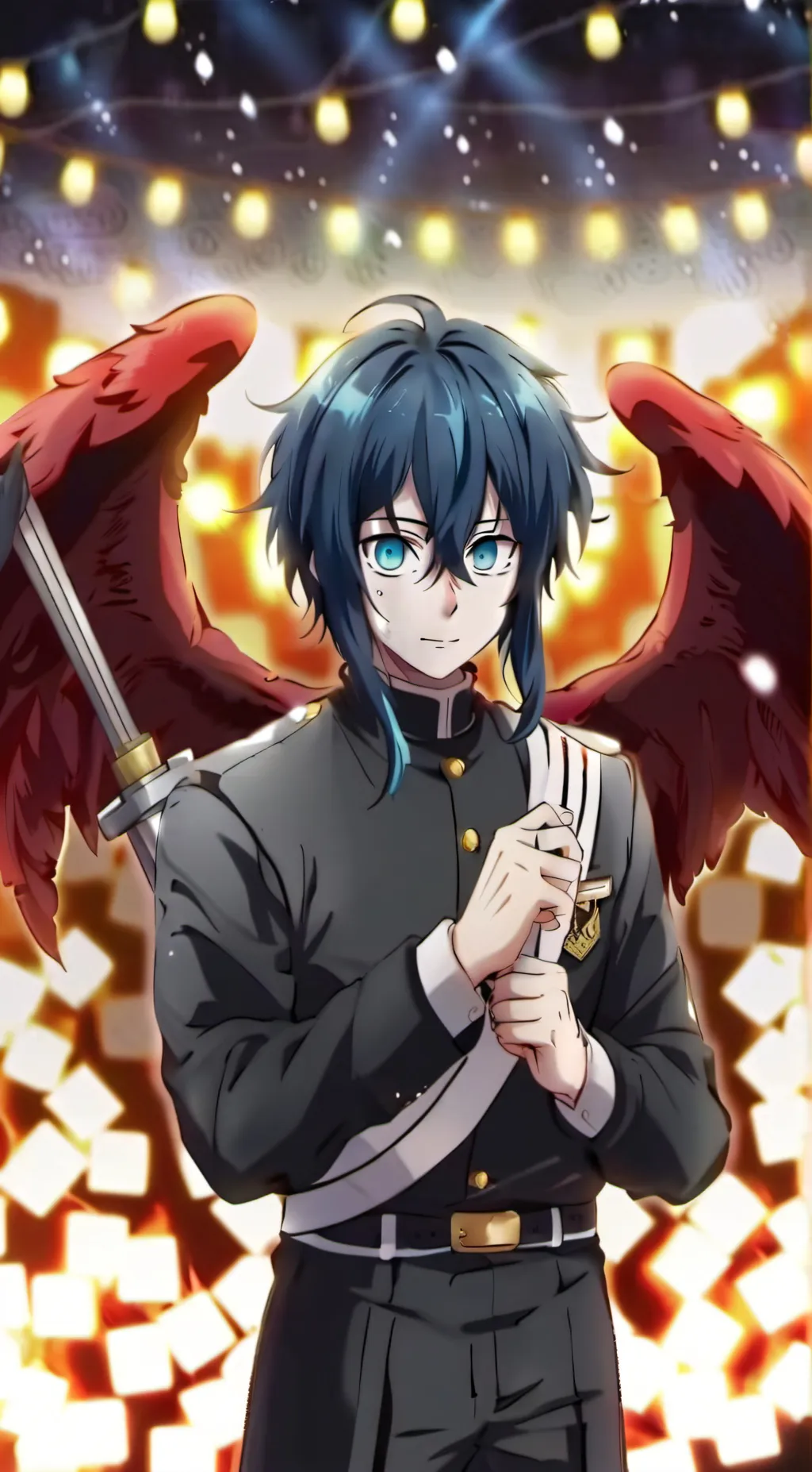 ai character: hashiras background